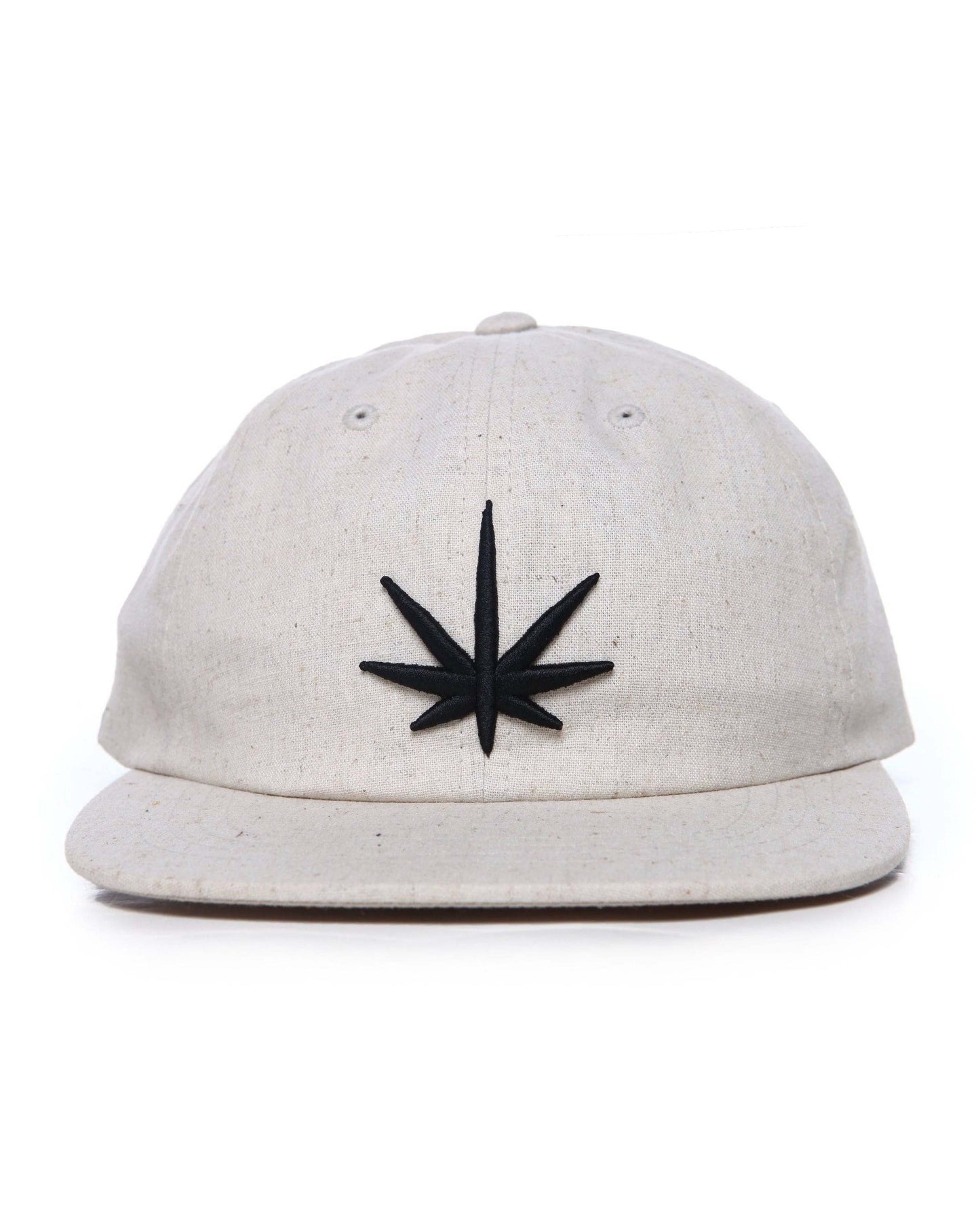 HEMPZOO BLACK LEAF DAD CAP - HEMPZOO