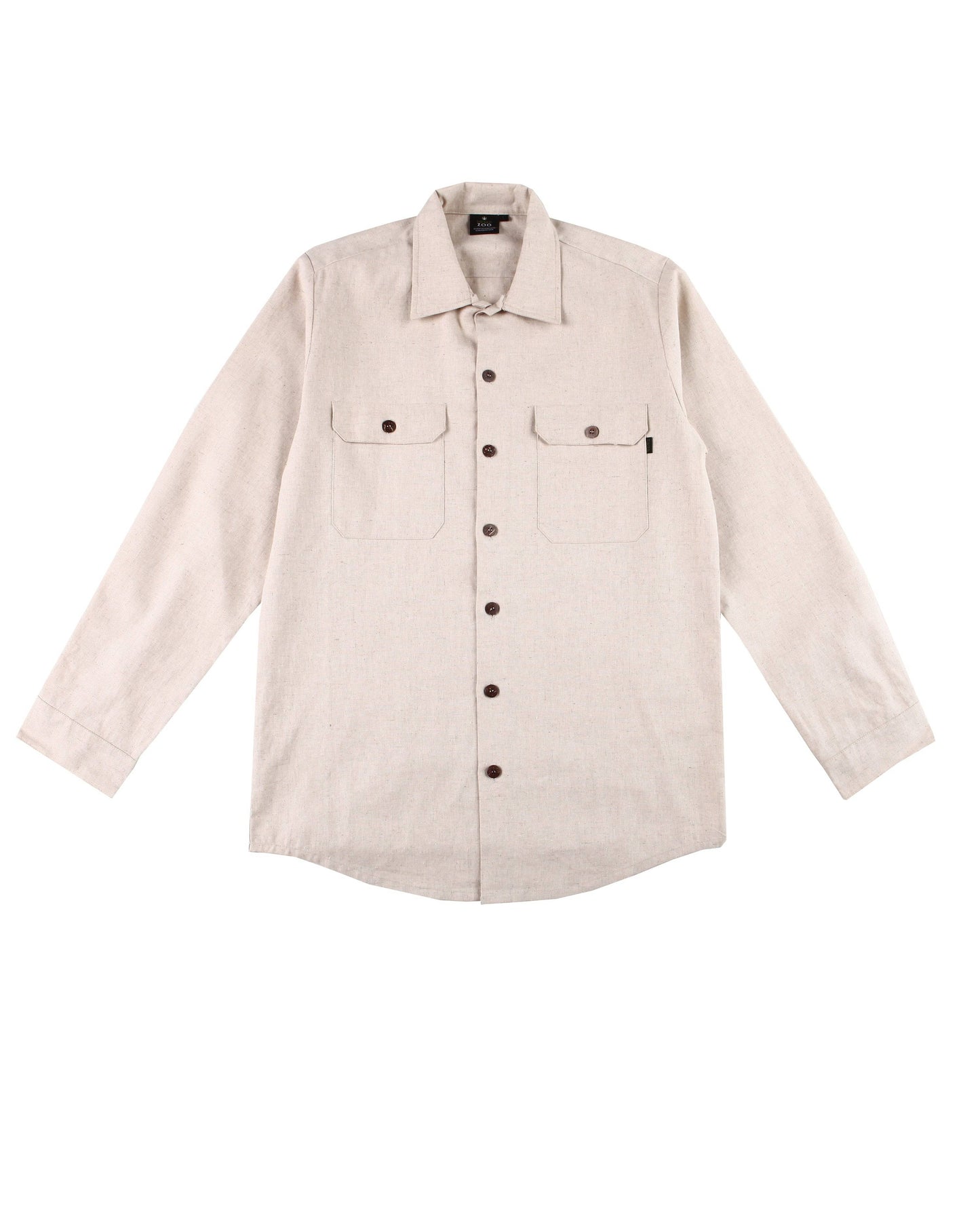 HEMP BUTTON UP WORK LONG SLEEVE ARMOR - HEMPZOO