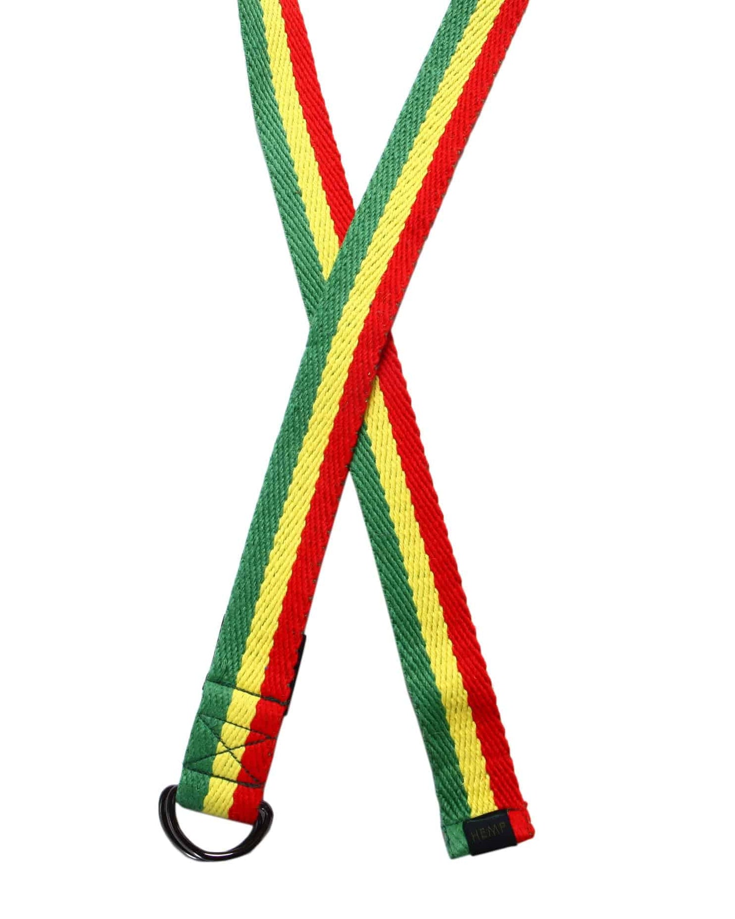 HEMP RASTA D-RING BELT - HEMPZOO