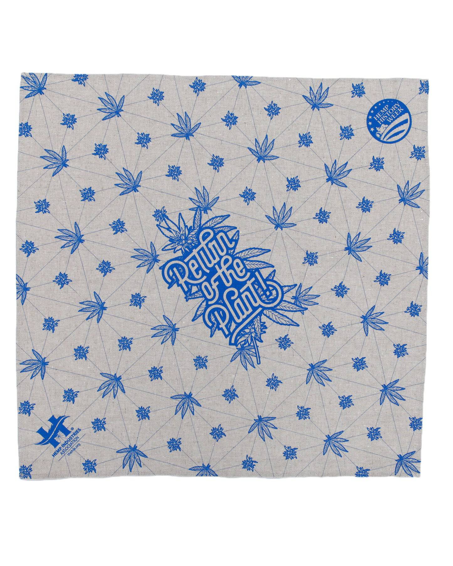 HEMP BANDANA "RETURN OF THE PLANT" - HEMPZOO