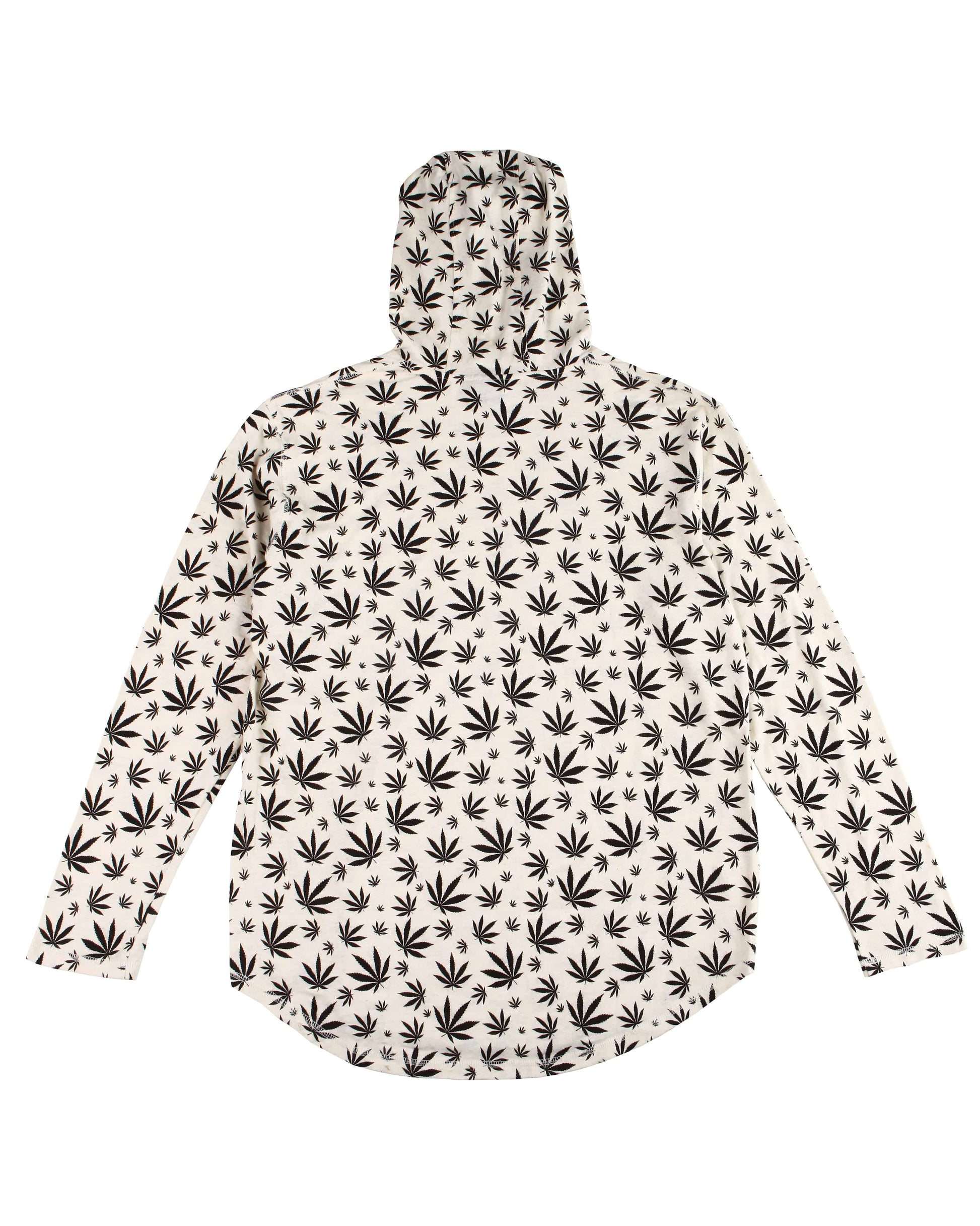 HEMP LEAF SUPER LIGHT HOODIE - HEMPZOO