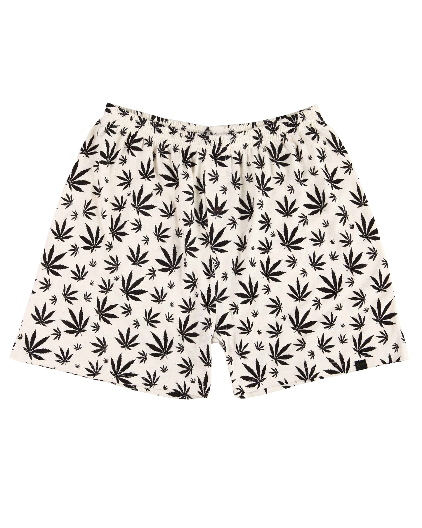 HEMP LEAF BOXER SHORTS - HEMPZOO