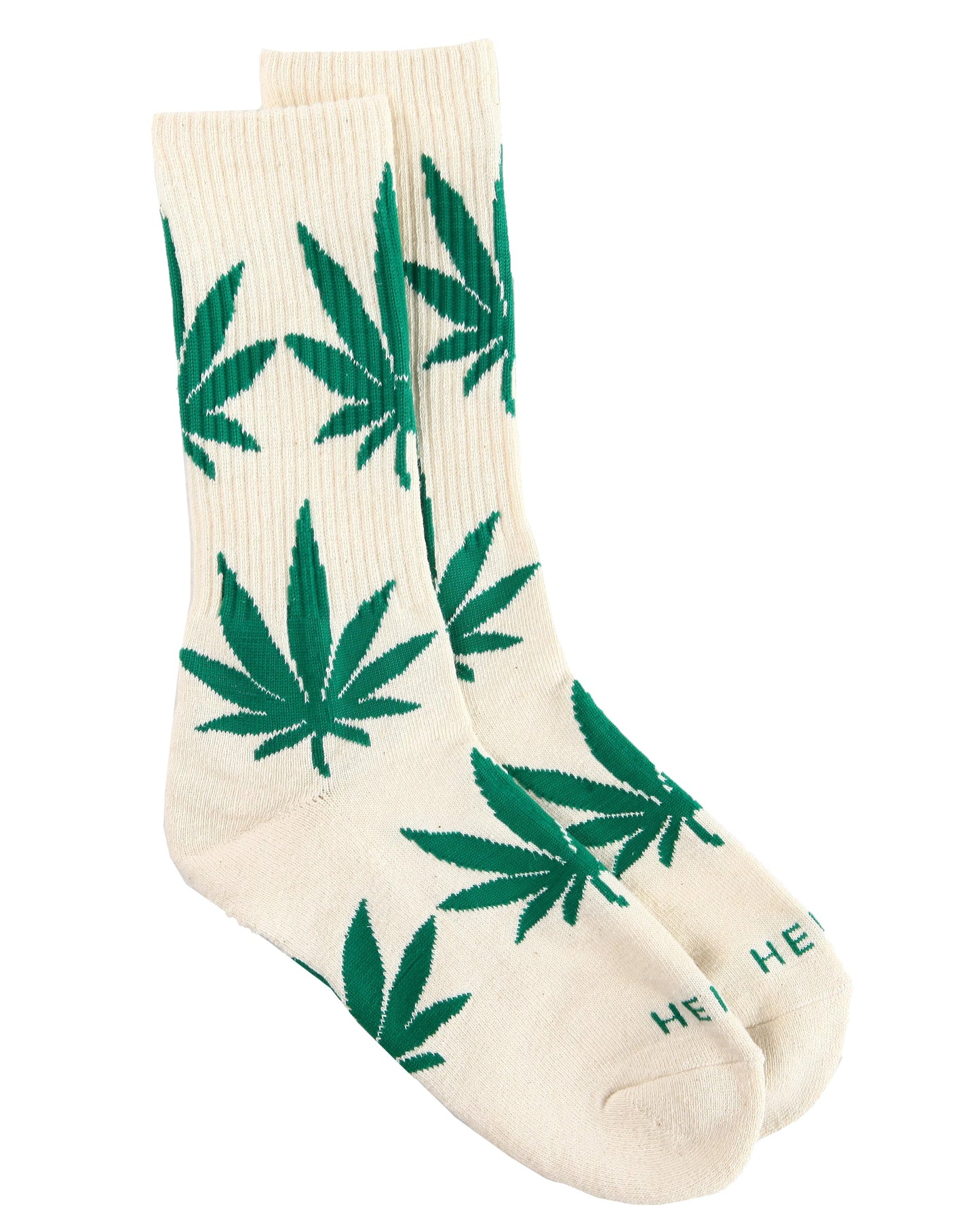 HEMP LUCKY LEAF CREW SOCKS - HEMPZOO