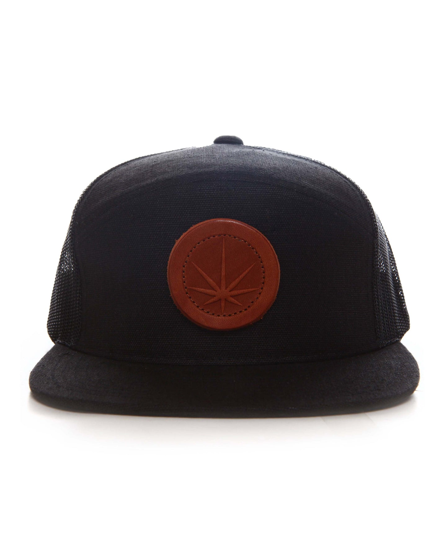 HEMP PATCH ARCH TRUCKER CAP - HEMPZOO