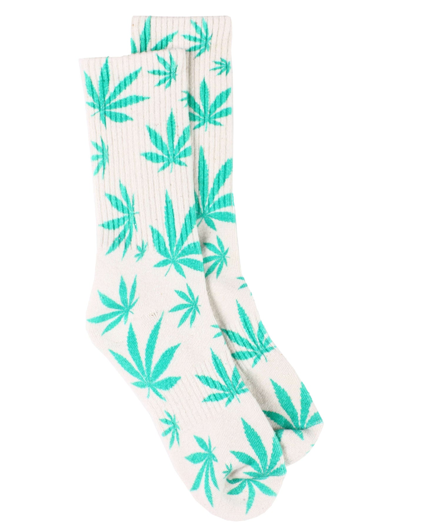 HEMP DIGI LEAF CREW SOCKS - HEMPZOO