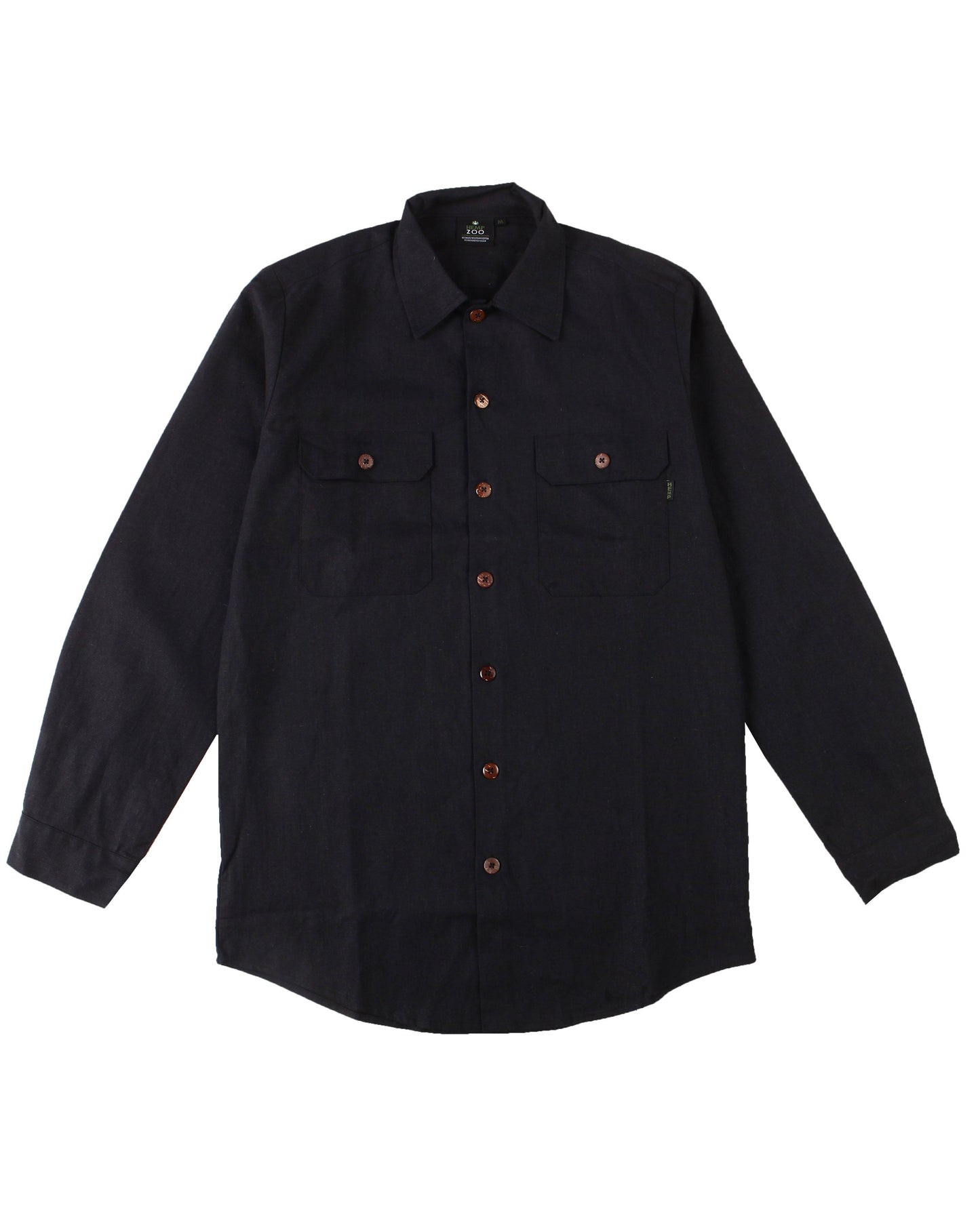 HEMP BUTTON UP WORK LONG SLEEVE ARMOR - HEMPZOO