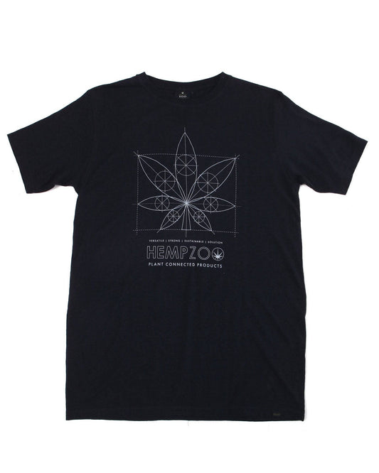 HEMPZOO BLUEPRINT HEMP T-SHIRT ARMOR - HEMPZOO