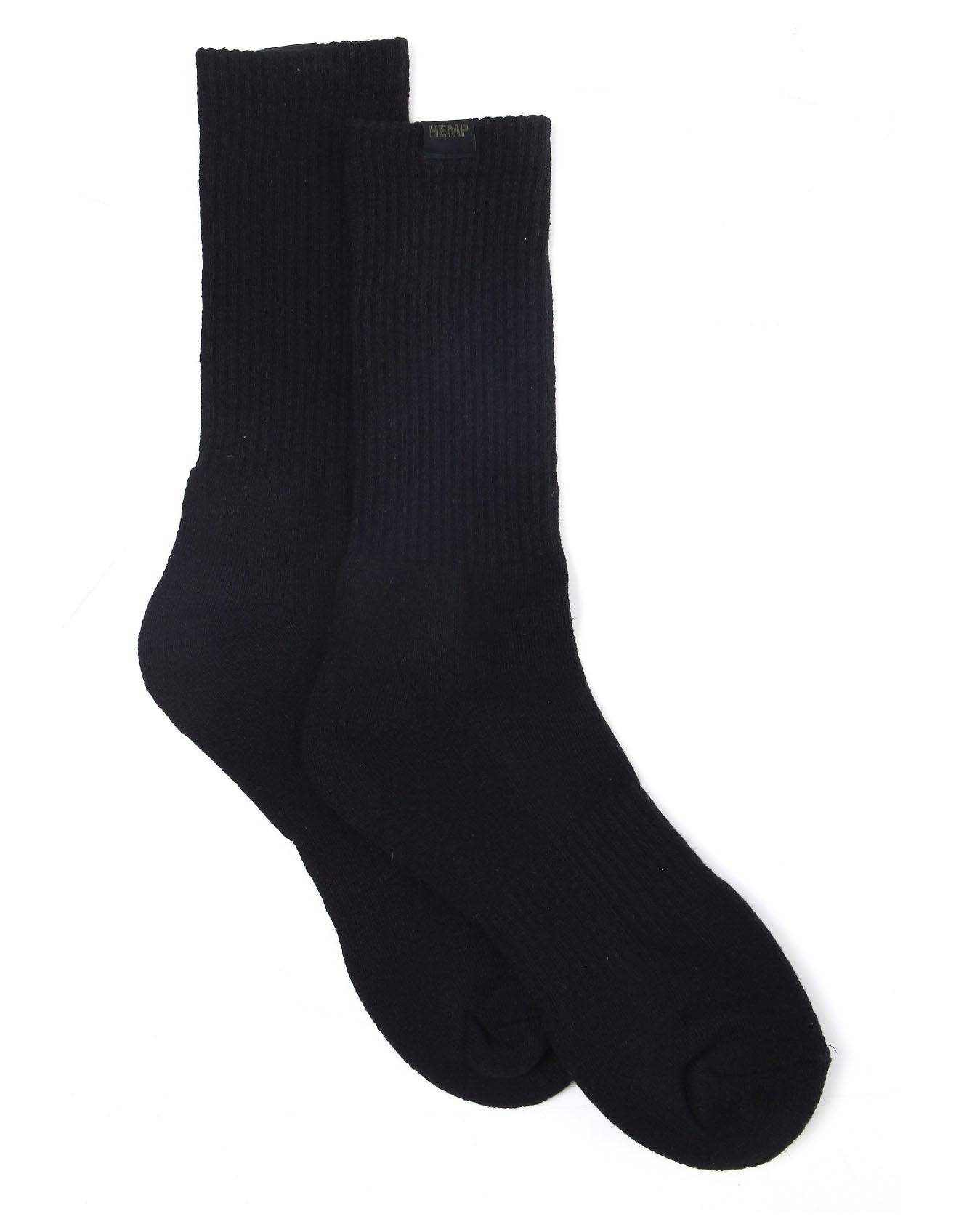 HEMP LABEL CREW SOCKS - HEMPZOO