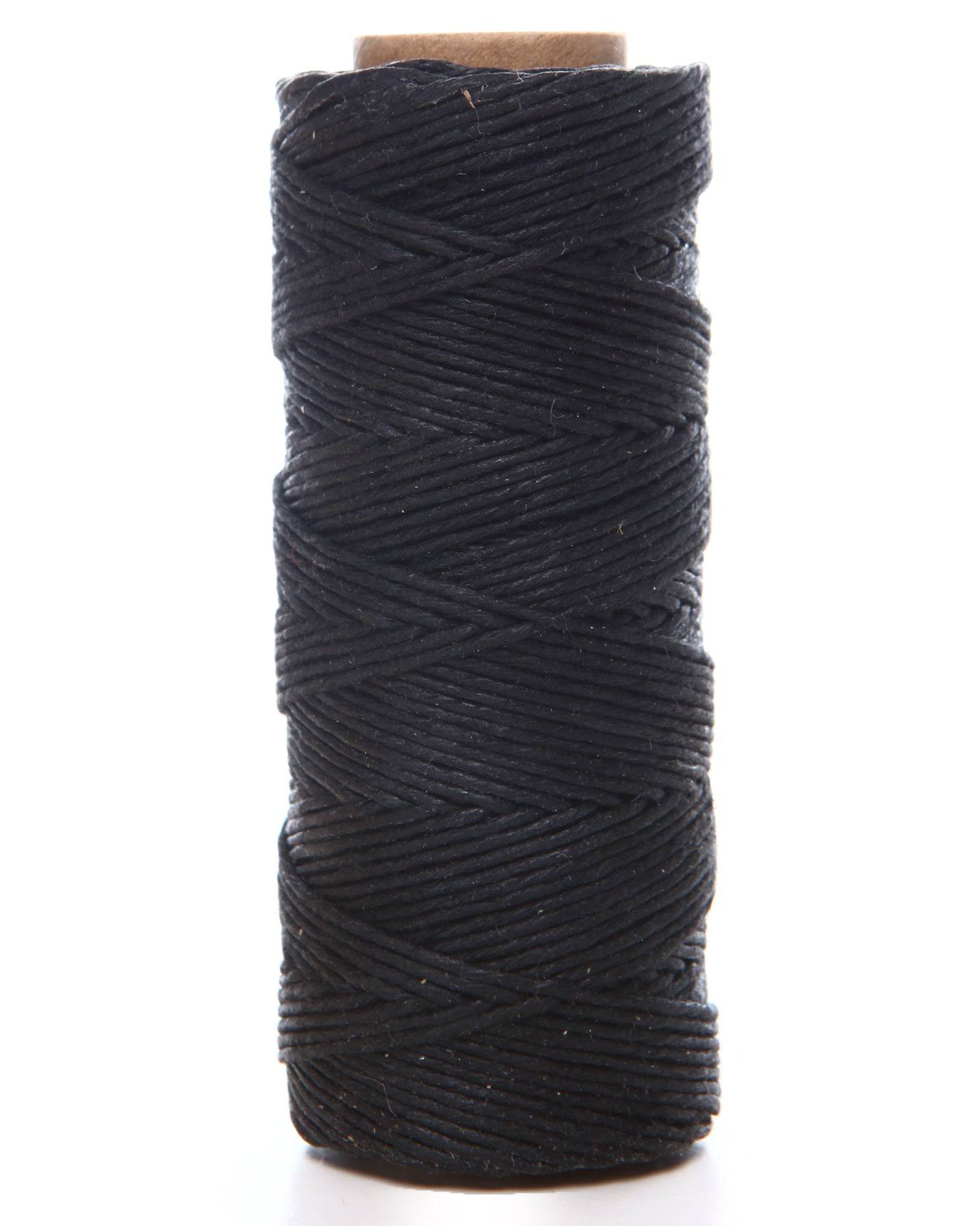 HEMP WICK CORD SPOOL BLACK - HEMPZOO