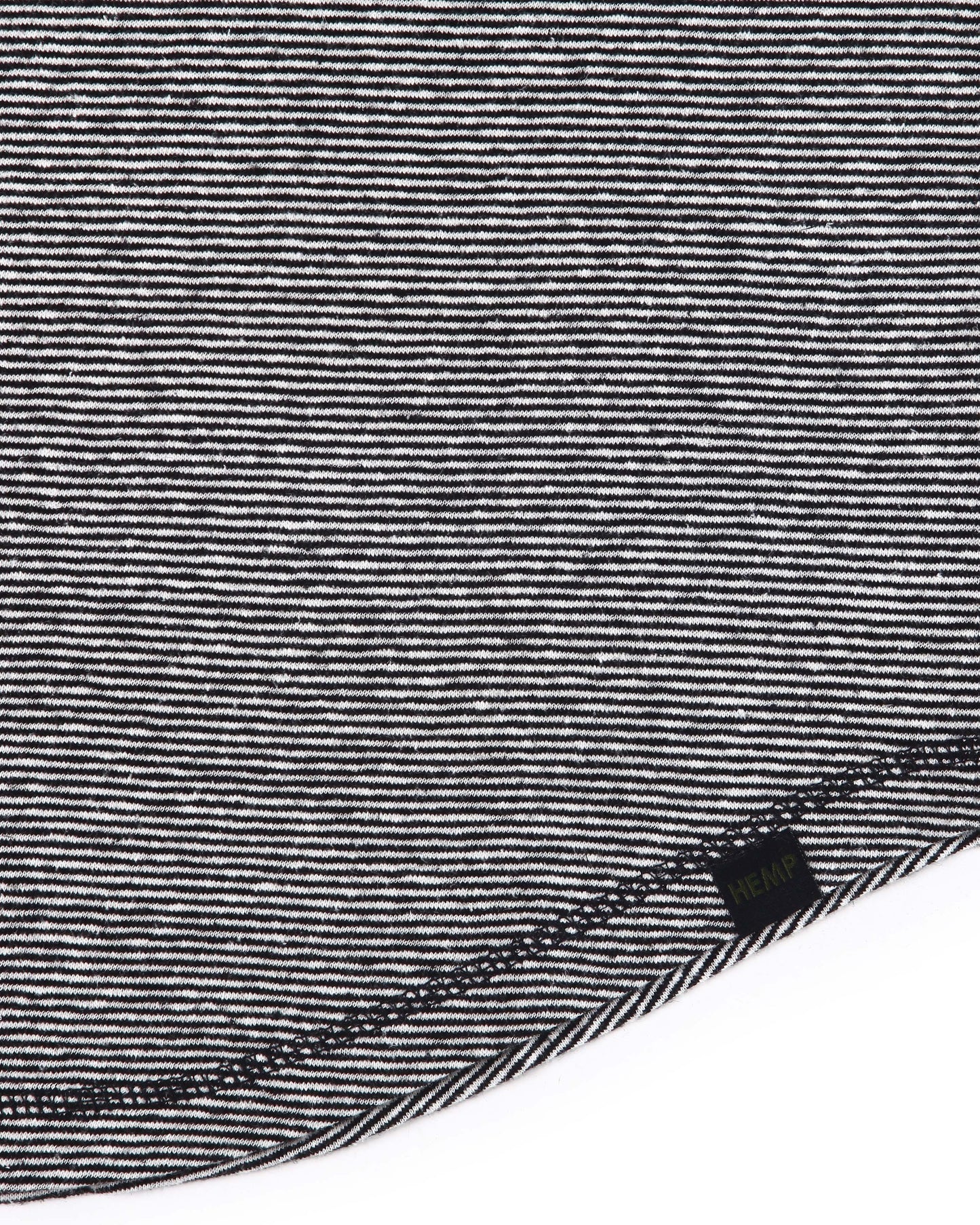 HEMP MICRO STRIPE LONG SLEEVE T-SHIRT ARMOR - HEMPZOO