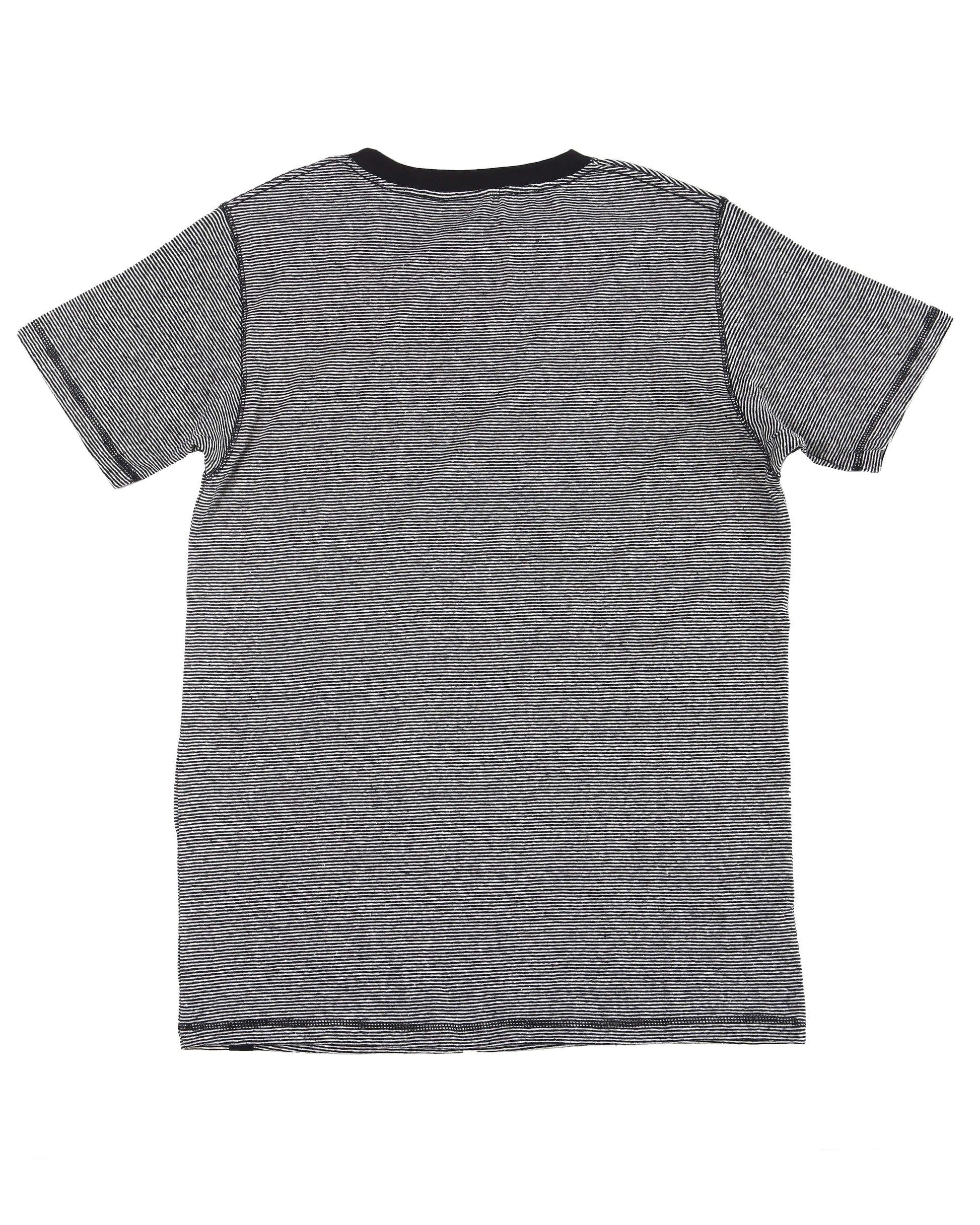 HEMP MICRO STRIPE T-SHIRT ARMOR - HEMPZOO