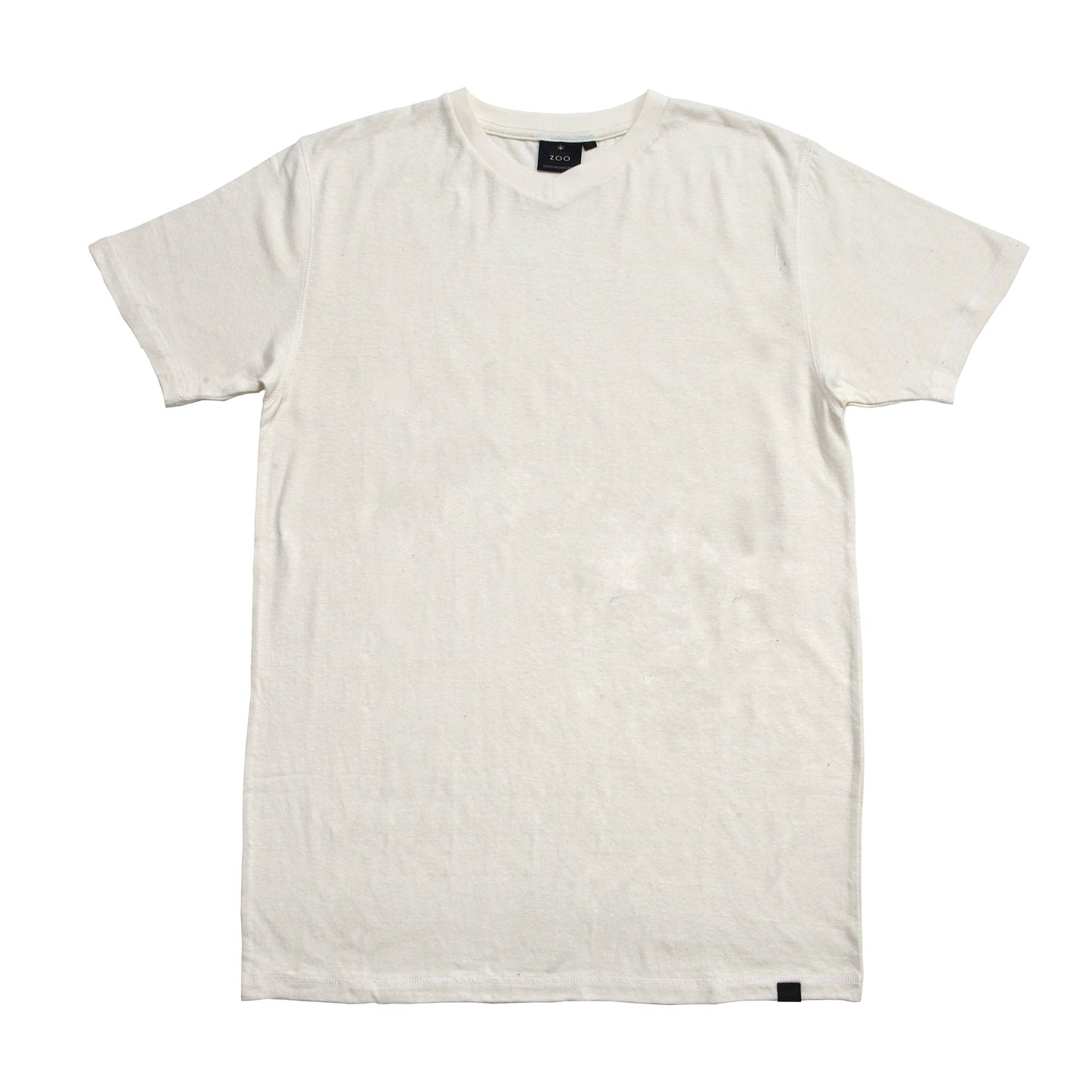 HEMP V-NECK T-SHIRT ARMOR - HEMPZOO