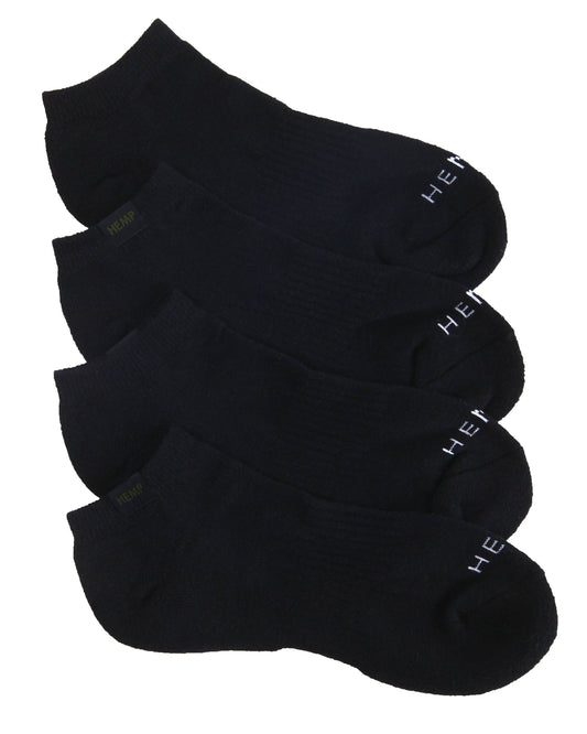 HEMP LABEL ANKLE SOCKS 2 PACK - HEMPZOO