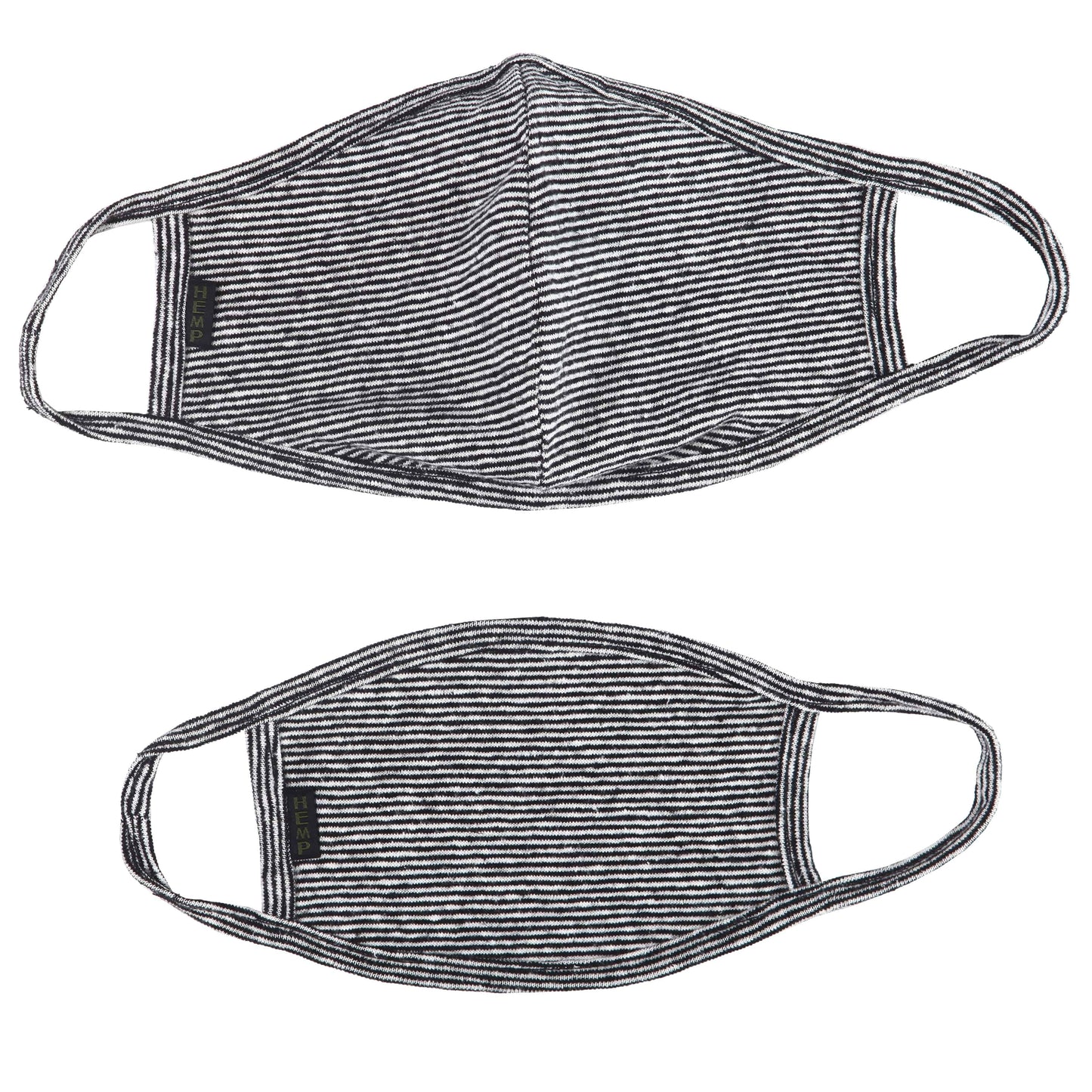 HEMP MICRO STRIPE FACE MASK - HEMPZOO