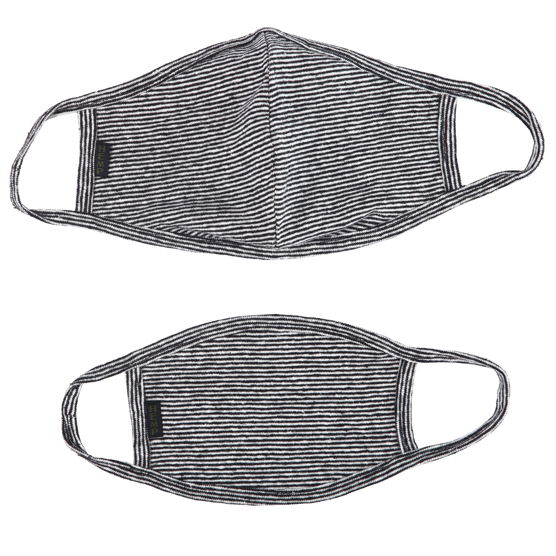 HEMP MICRO STRIPE FACE MASK - HEMPZOO