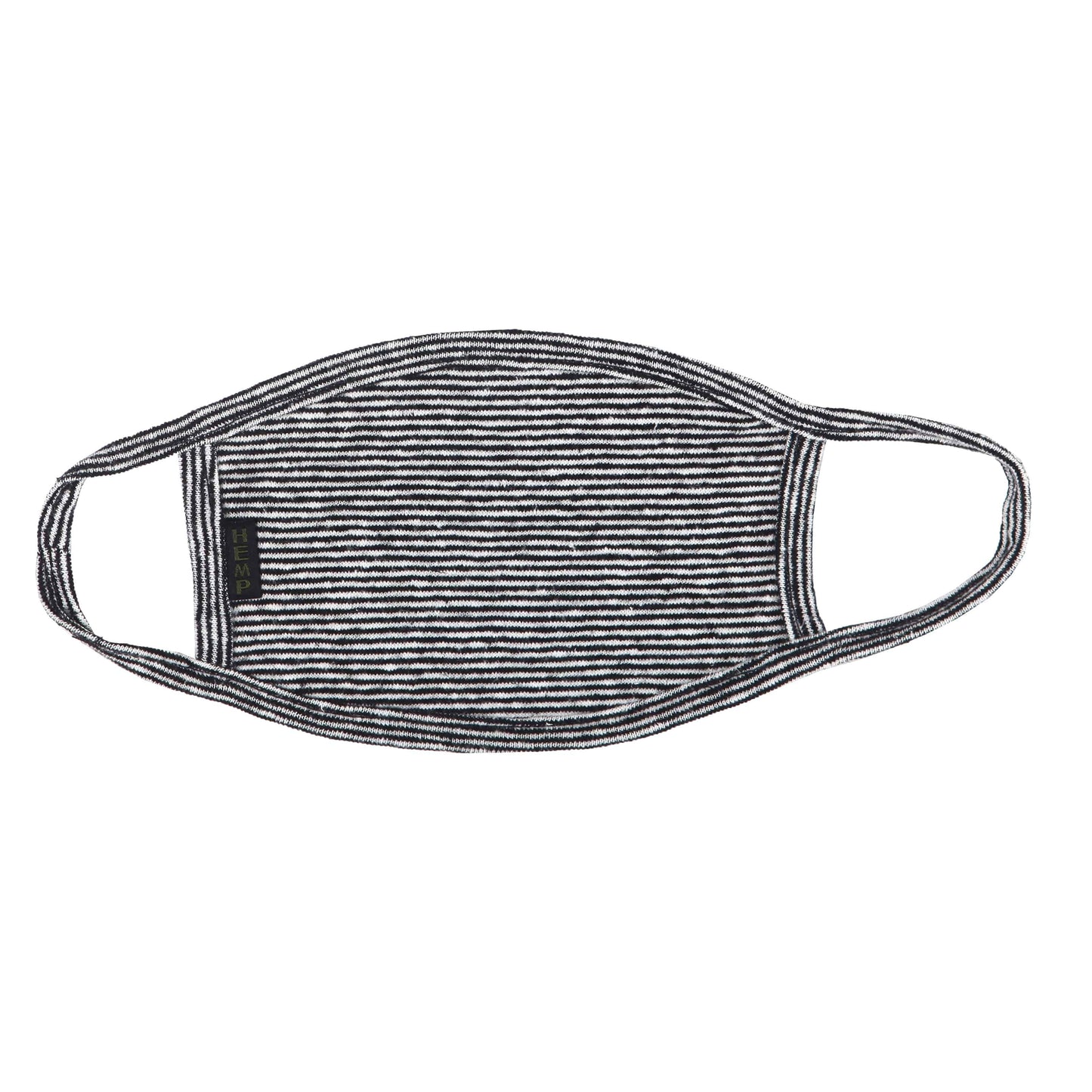 HEMP MICRO STRIPE FACE MASK - HEMPZOO