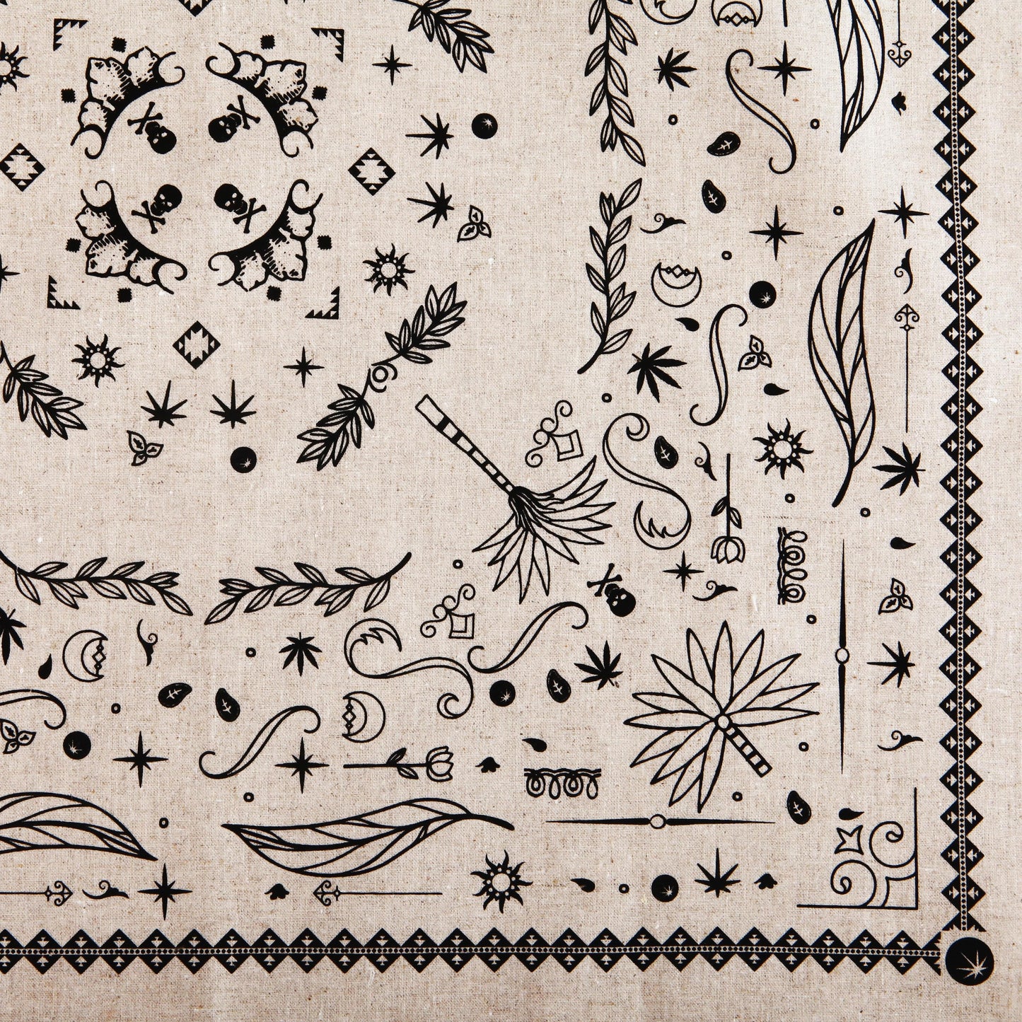HEMP BANDANA "SPIRIT LEAF" - HEMPZOO