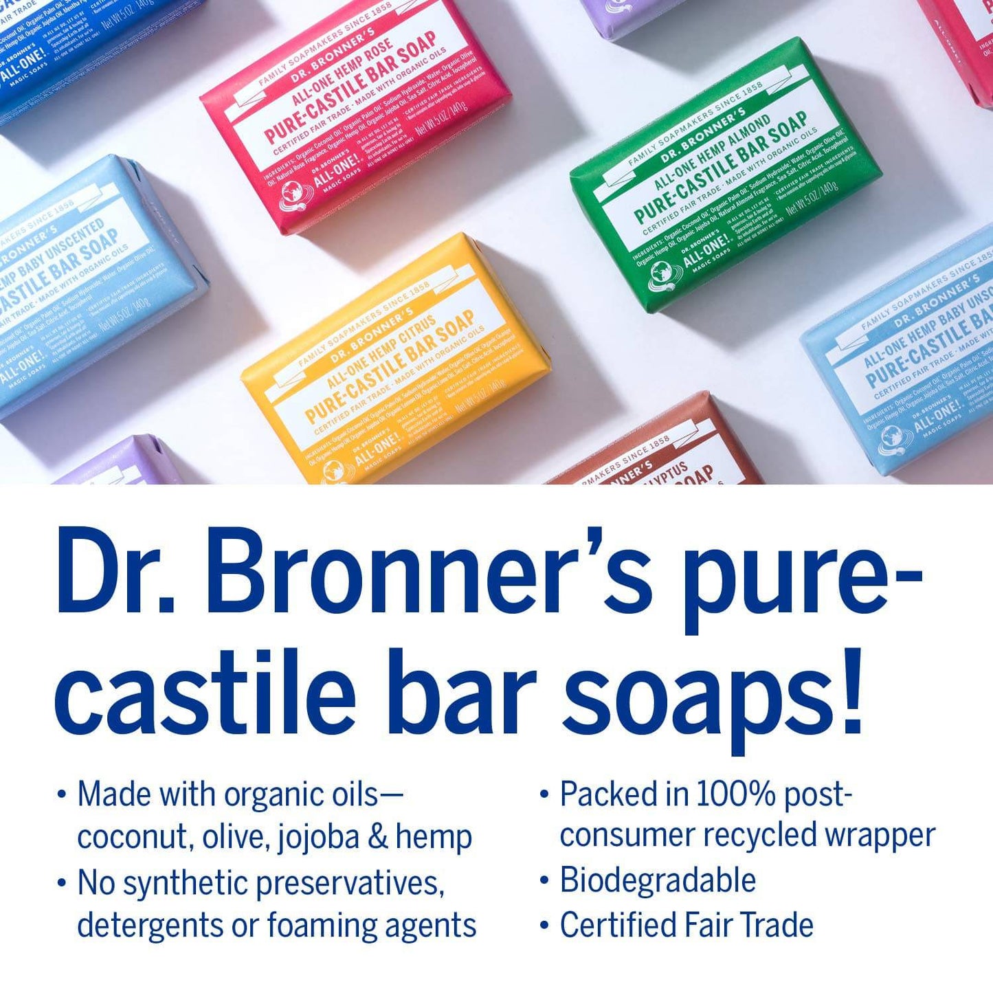 PURE-CASTILE HEMP BAR SOAP - HEMPZOO