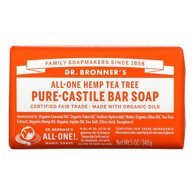 PURE-CASTILE HEMP BAR SOAP - HEMPZOO