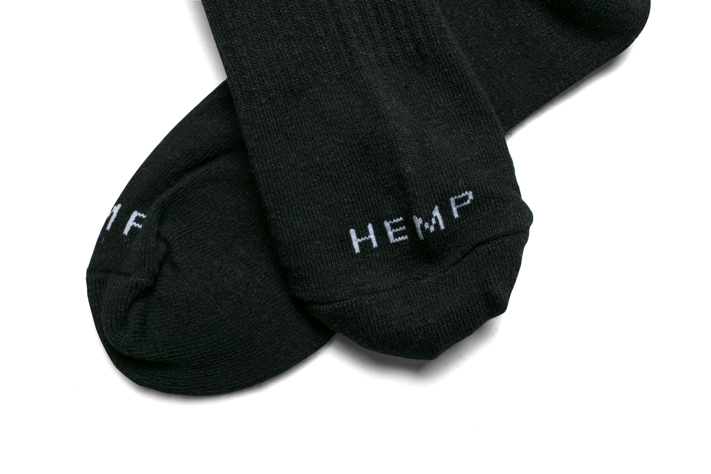 ERBA HEMP CREW SOCKS BLACK - HEMPZOO