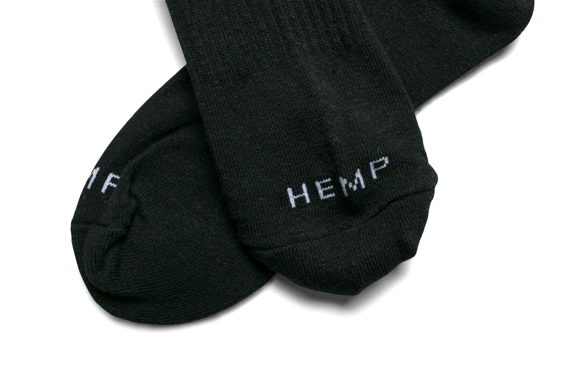 ERBA HEMP CREW SOCKS BLACK - HEMPZOO