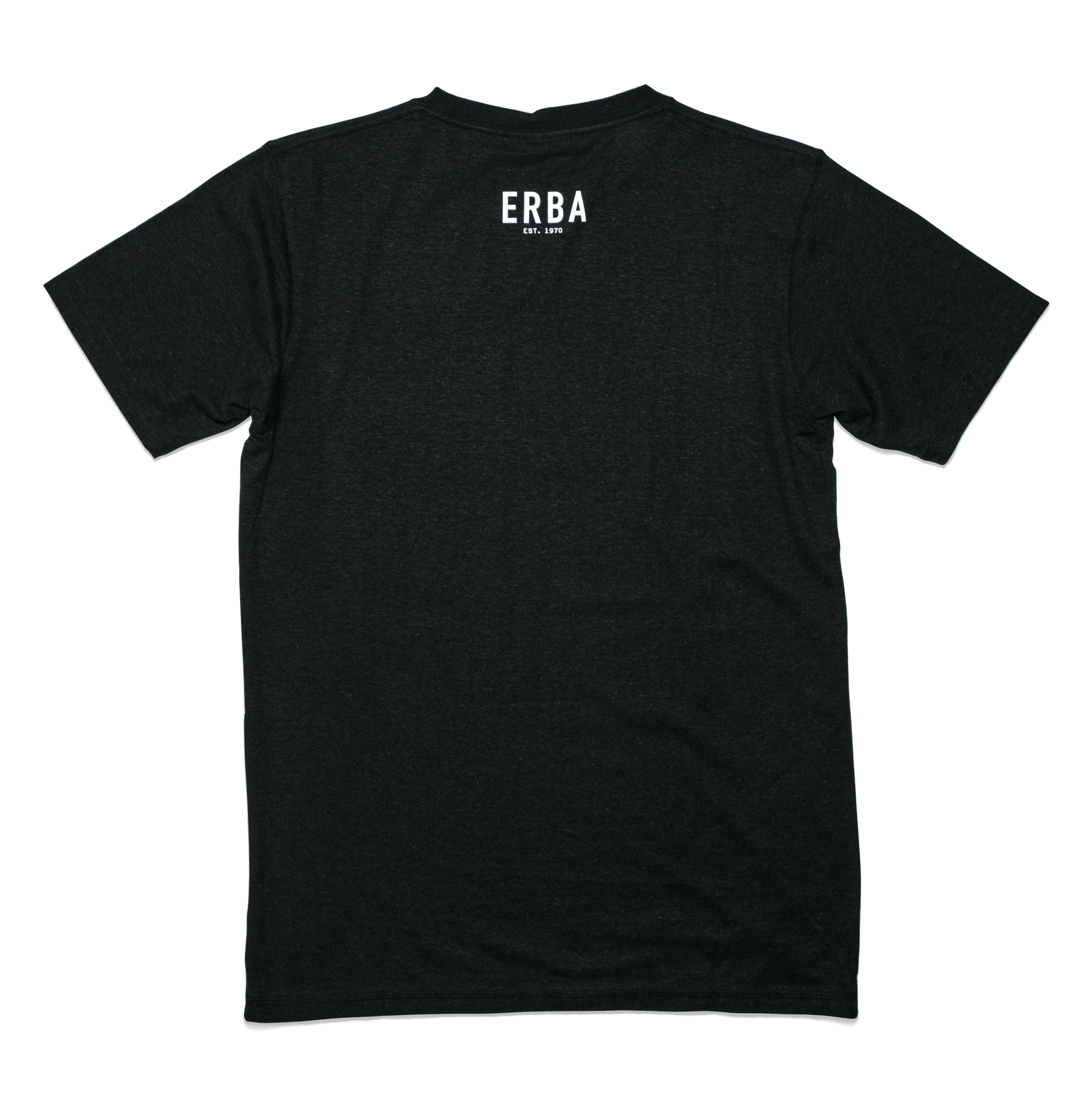 ERBA EST 1970 HEMP T-SHIRT BLACK - HEMPZOO