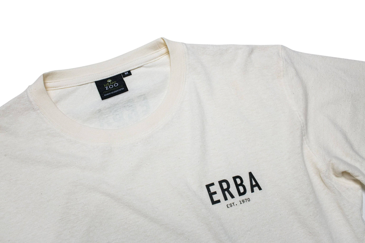 ERBA EST 1970 HEMP T-SHIRT NATURAL - HEMPZOO