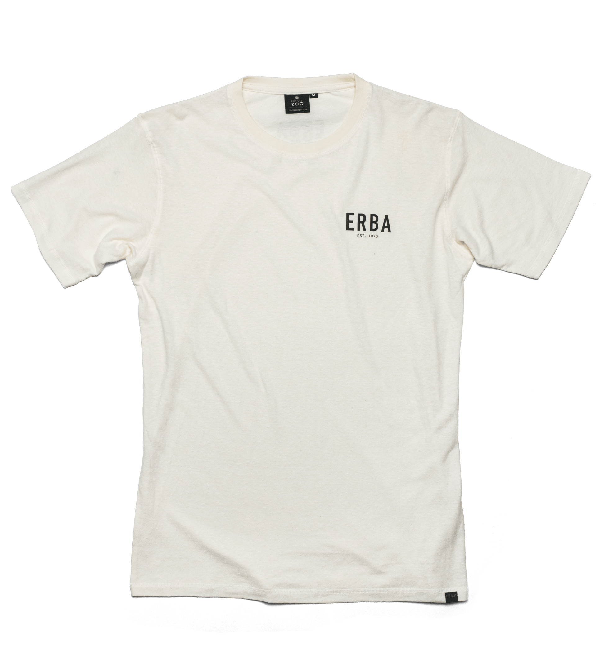 ERBA EST 1970 HEMP T-SHIRT NATURAL - HEMPZOO