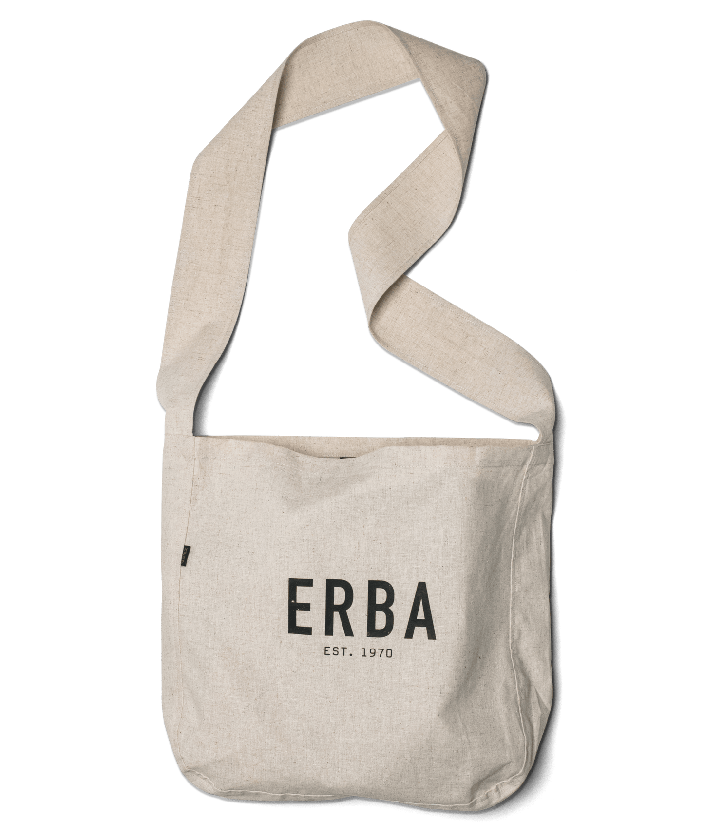 ERBA EST 1970 HEMP SLING TOTE NATURAL - HEMPZOO