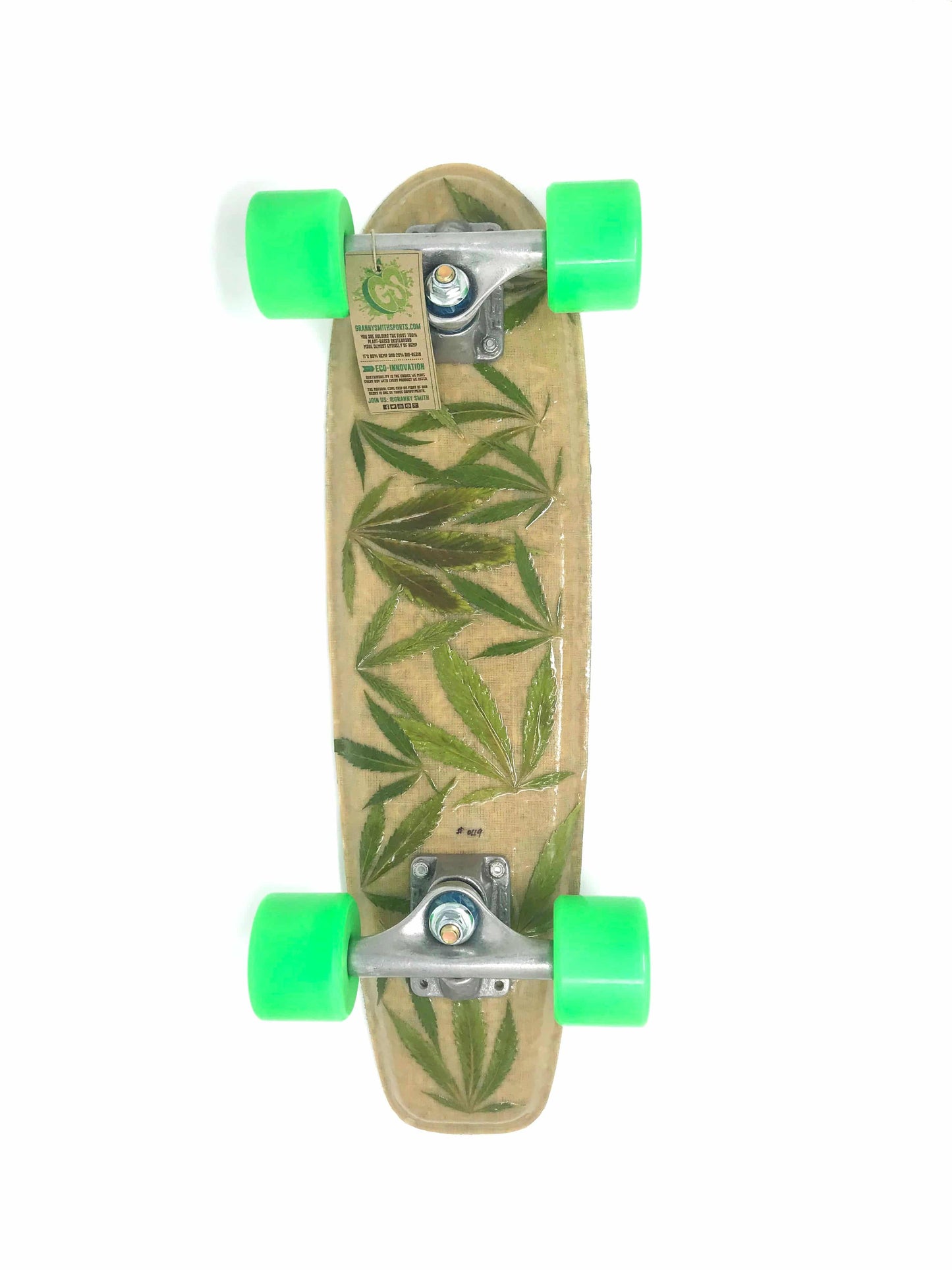 HEMP LEAF SKATEBOARD COMPLETE - HEMPZOO