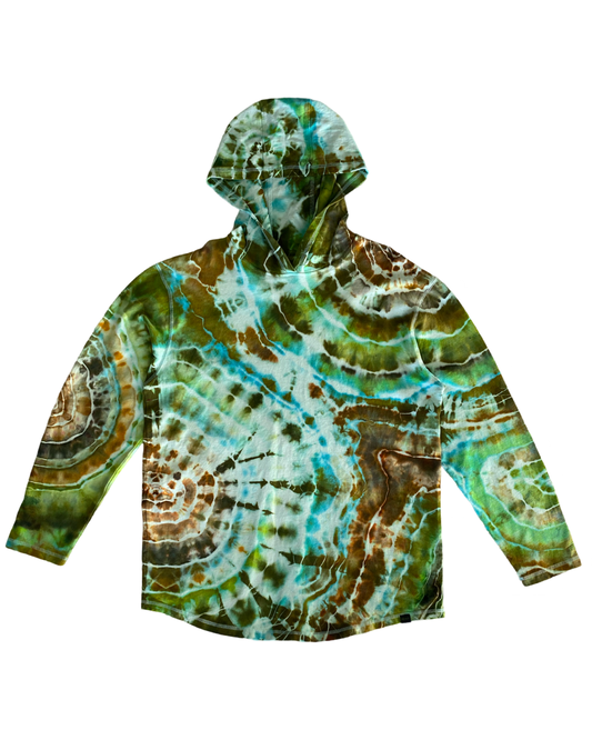 GEO-3 LIGHTWEIGHT HOODIE (XL) - HEMPZOO