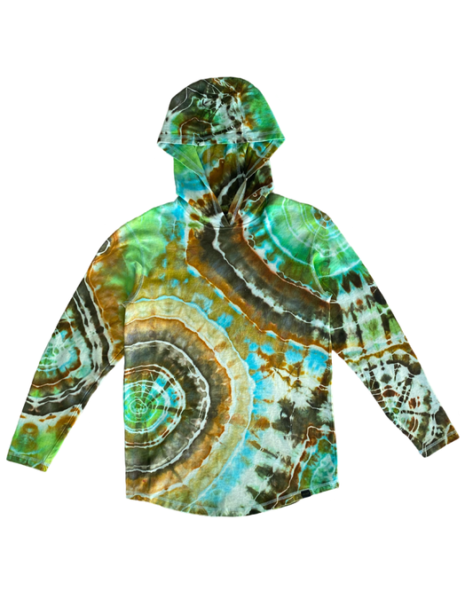 GEO-1 LIGHTWEIGHT HOODIE (S) - HEMPZOO