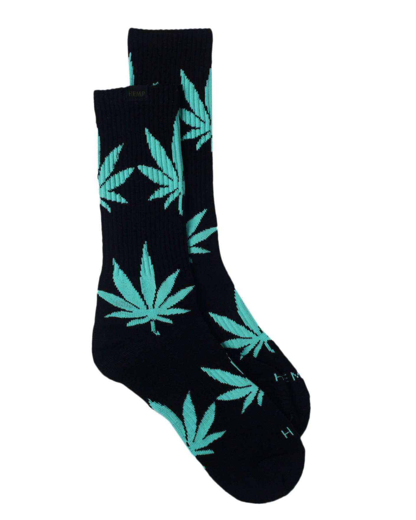 HEMP OCEAN LEAF CREW SOCKS - HEMPZOO