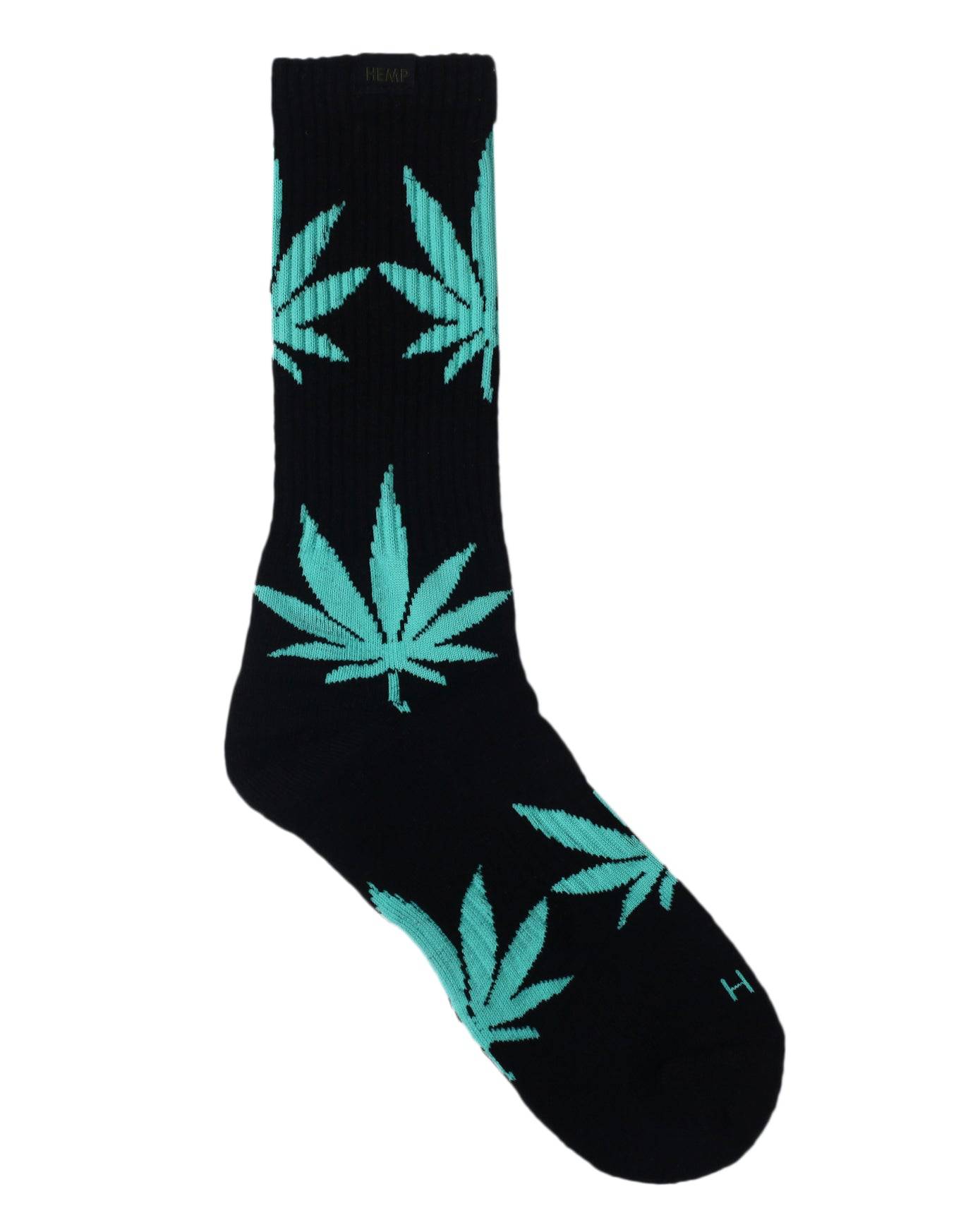 HEMP OCEAN LEAF CREW SOCKS - HEMPZOO