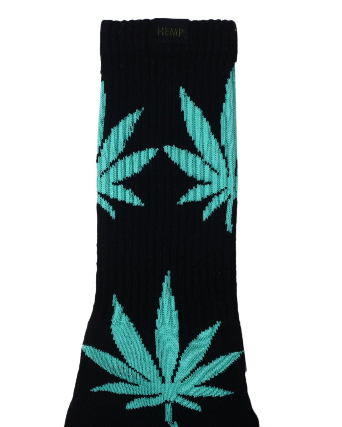 HEMP OCEAN LEAF CREW SOCKS - HEMPZOO