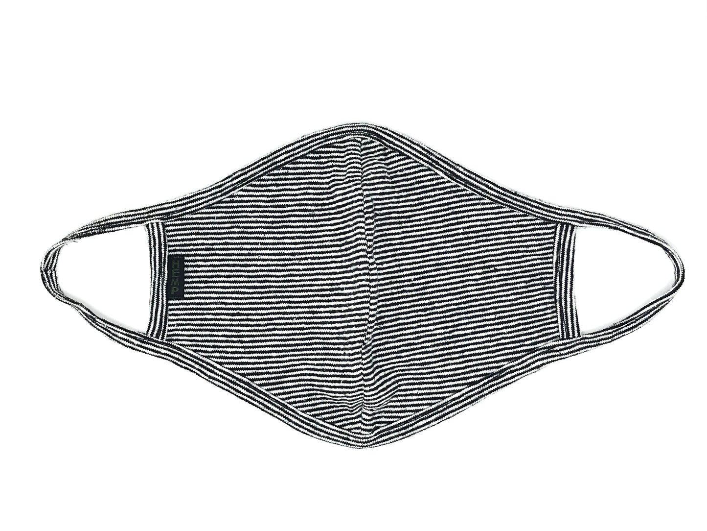 HEMP MICRO STRIPE FACE MASK - HEMPZOO