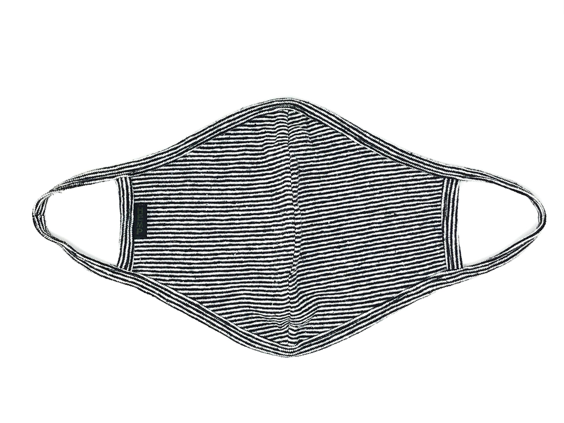 HEMP MICRO STRIPE FACE MASK - HEMPZOO