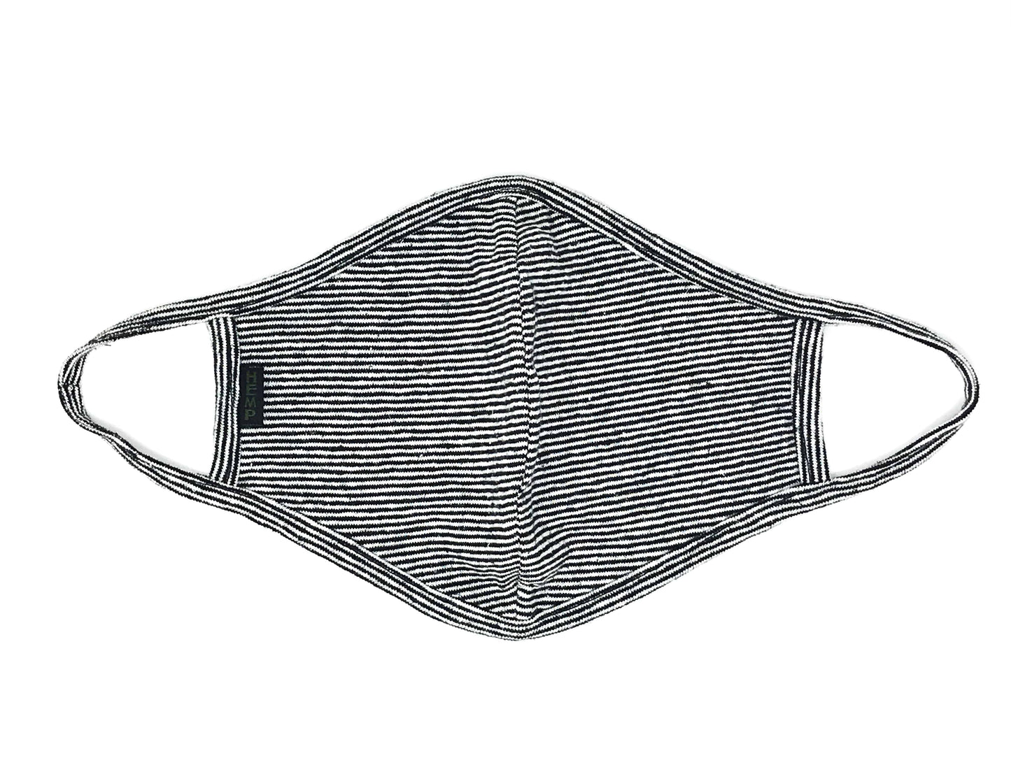 HEMP MICRO STRIPE FACE MASK - HEMPZOO