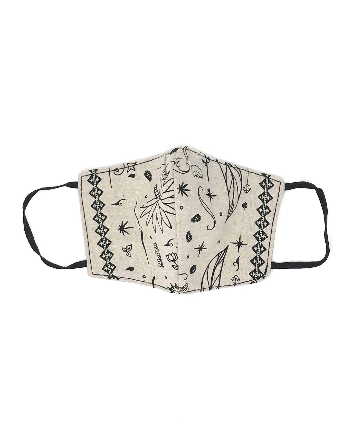HEMP FACE MASK "SPIRIT LEAF" - HEMPZOO