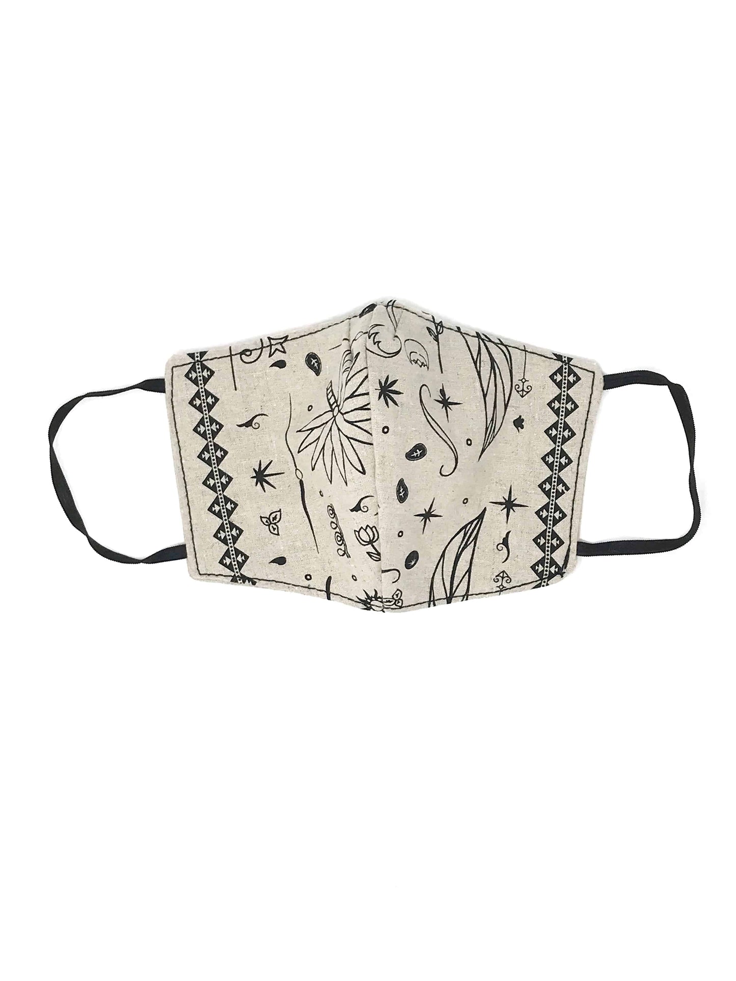 HEMP FACE MASK "SPIRIT LEAF" - HEMPZOO