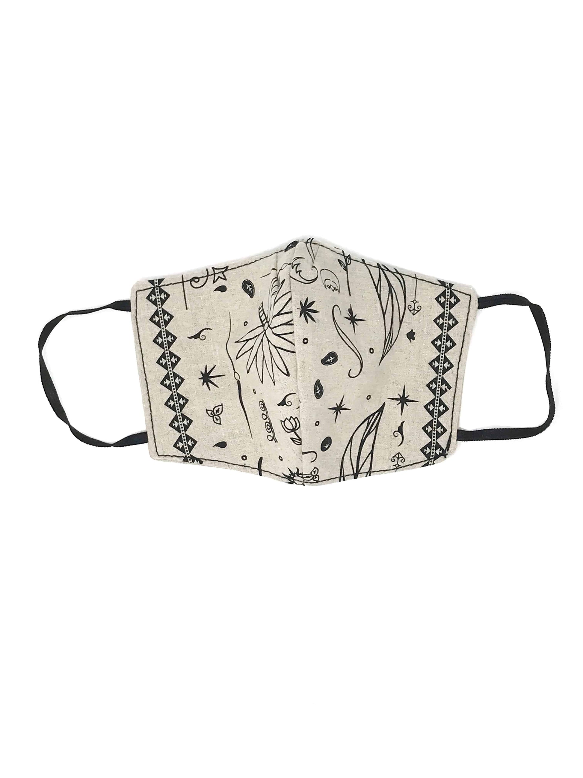 HEMP FACE MASK "SPIRIT LEAF" - HEMPZOO