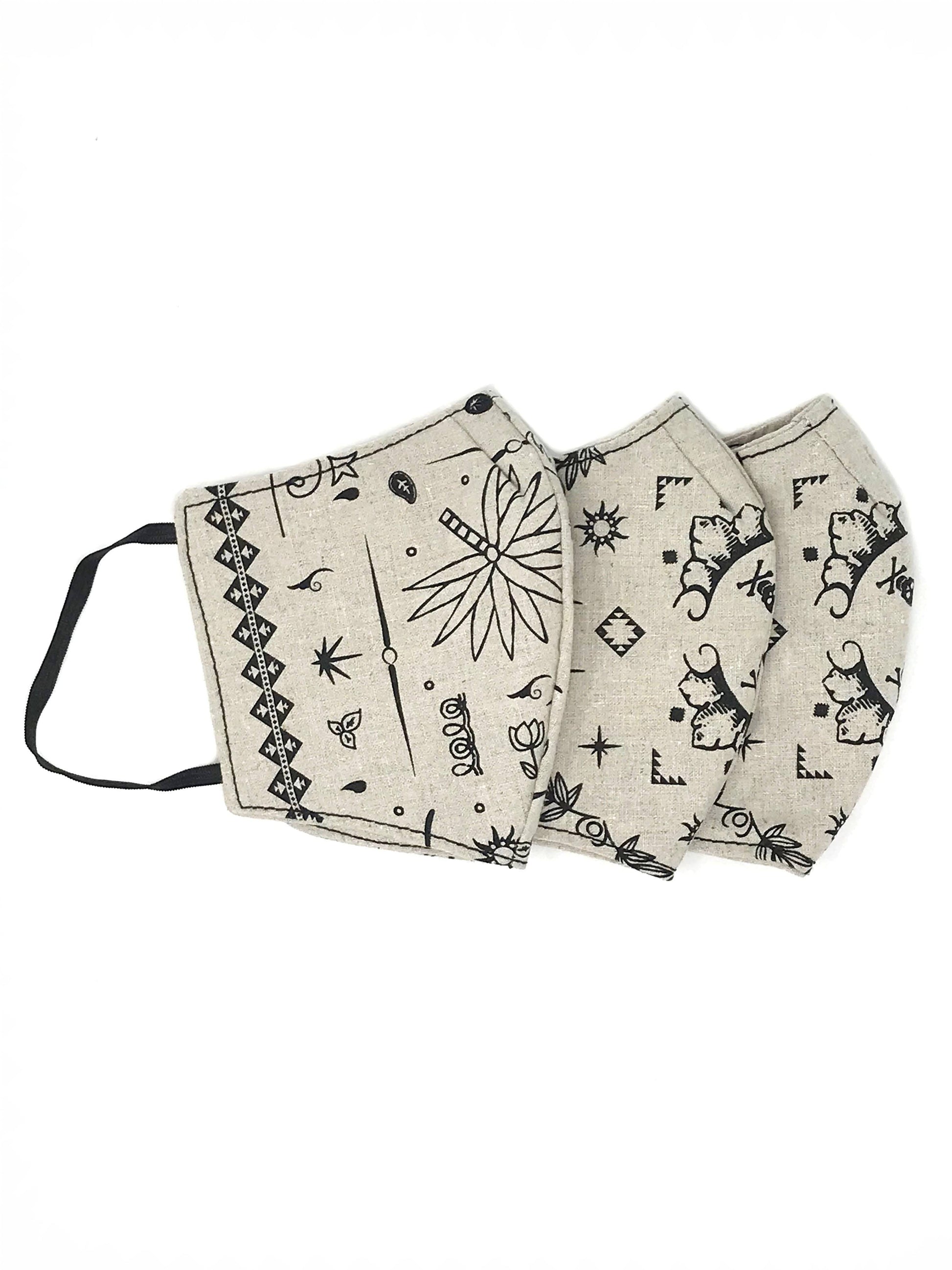 HEMP FACE MASK "SPIRIT LEAF" - HEMPZOO