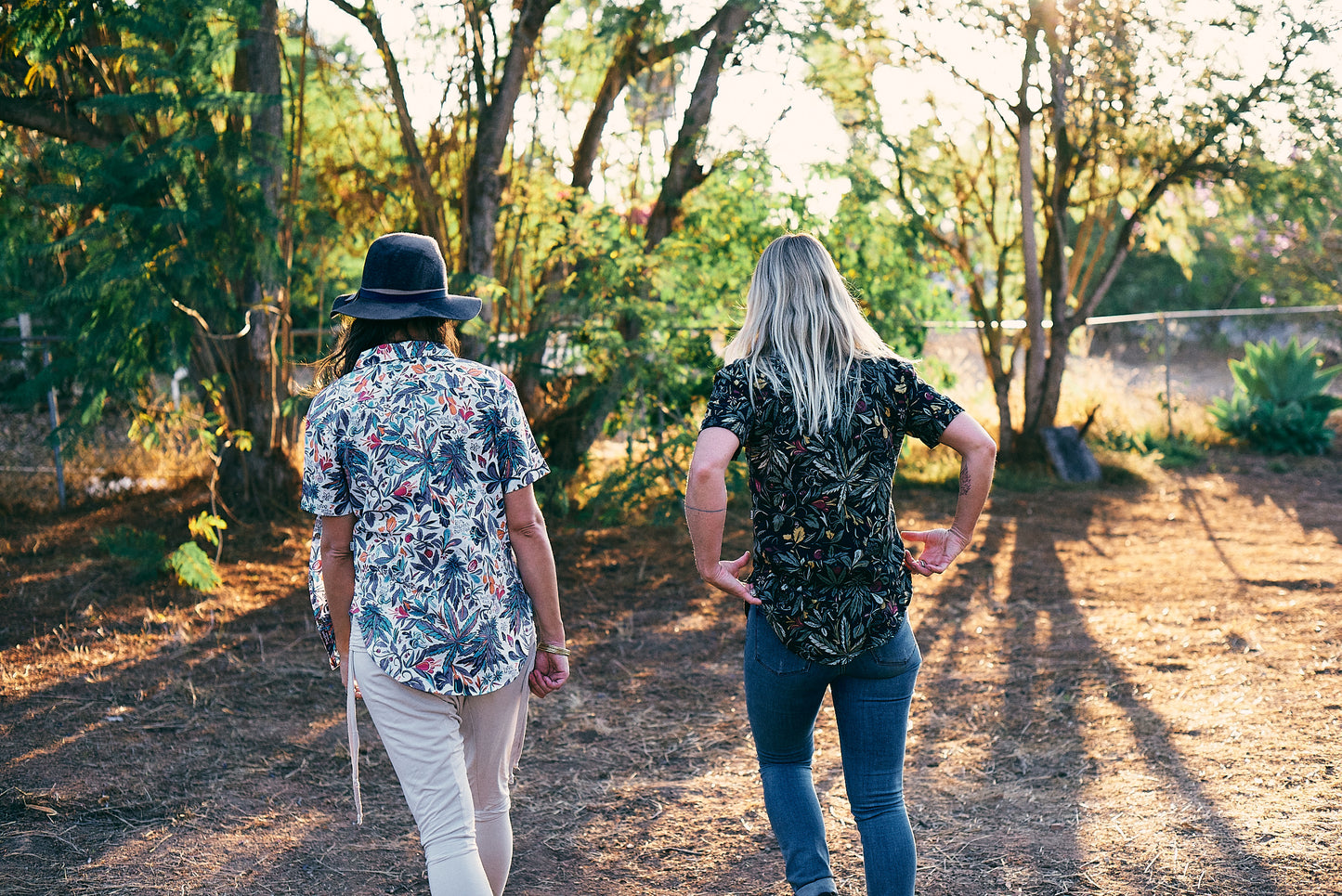 SUN + EARTH I-TAL WOMENS HEMP BUTTON UP - HEMPZOO