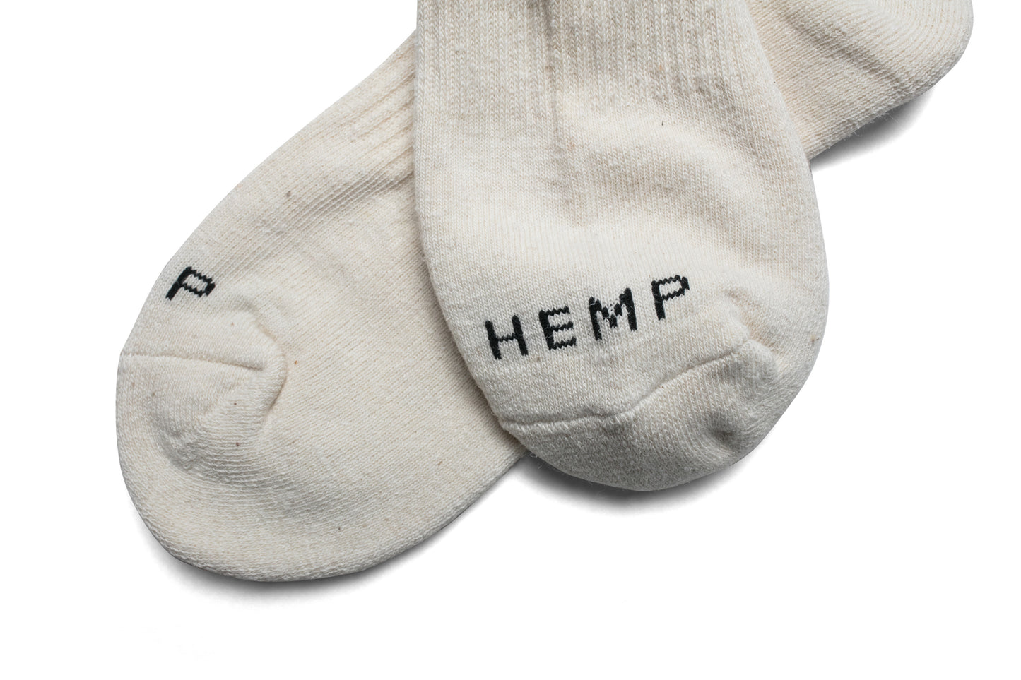 the WOODS HEMP CREW SOCKS NATURAL - HEMPZOO