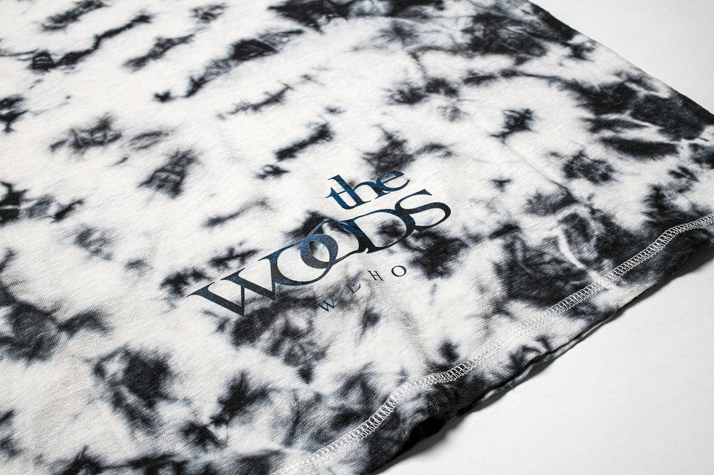 the WOODS HEMP T-SHIRT MIDNIGHT TIE DYE - HEMPZOO