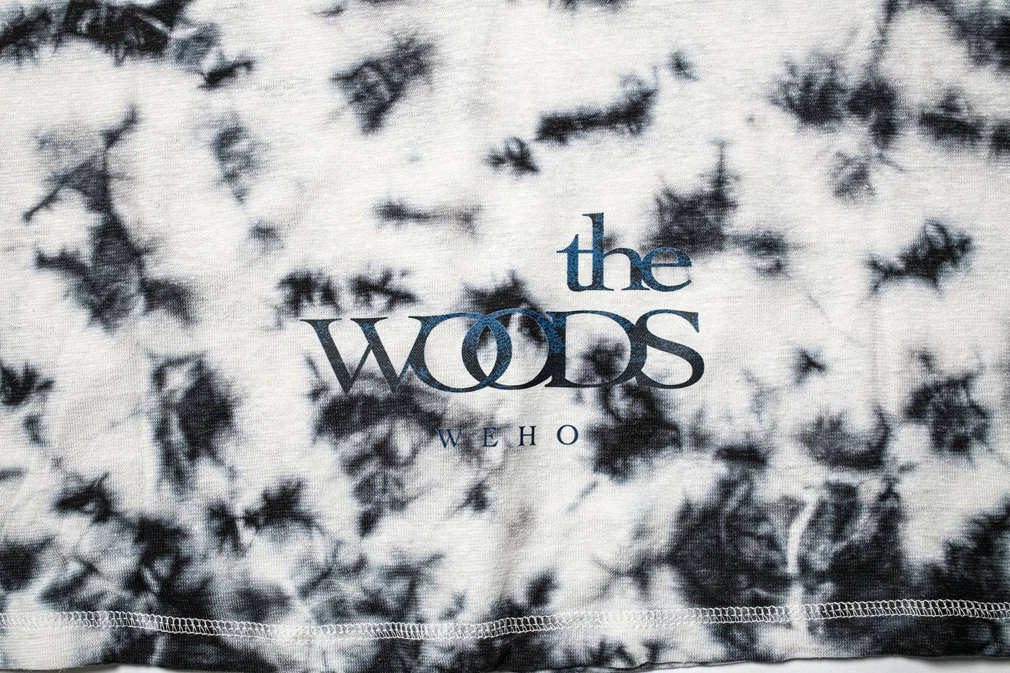 the WOODS HEMP T-SHIRT MIDNIGHT TIE DYE - HEMPZOO