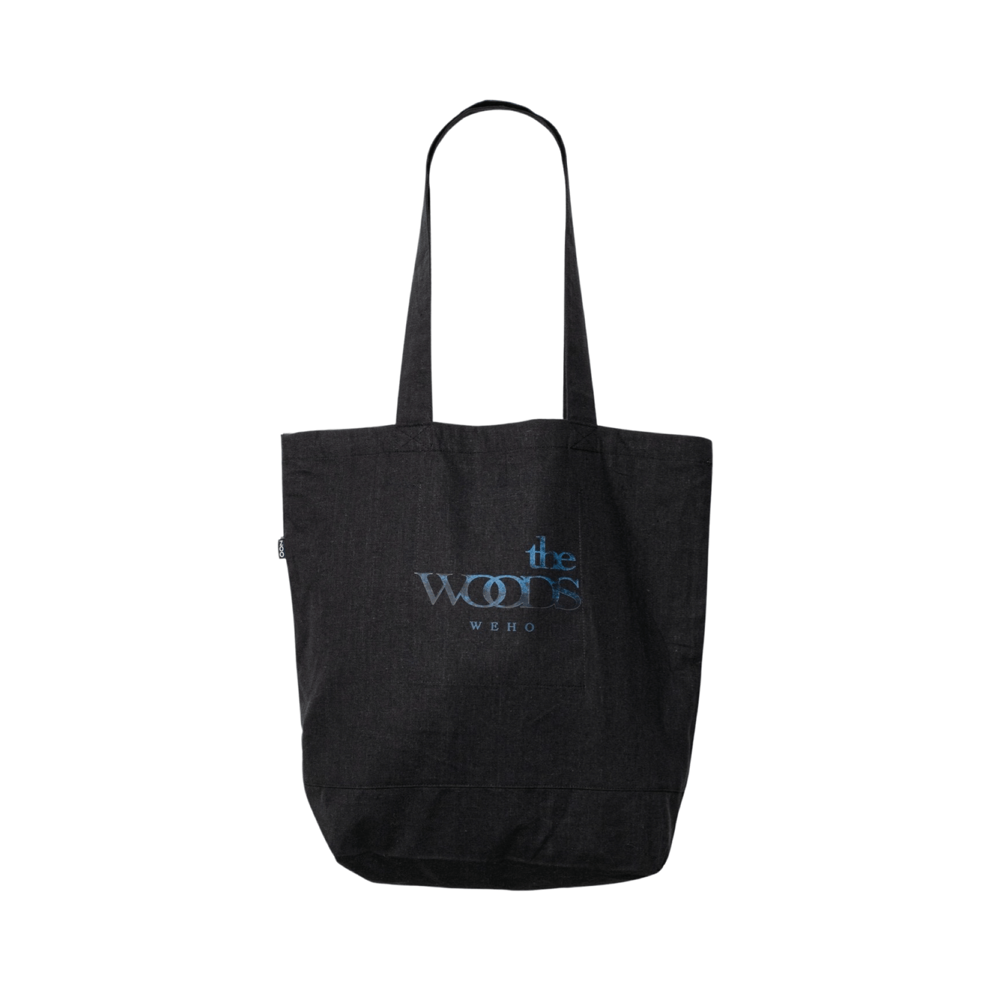 the WOODS HEMP TOTE BAG BLACK - HEMPZOO