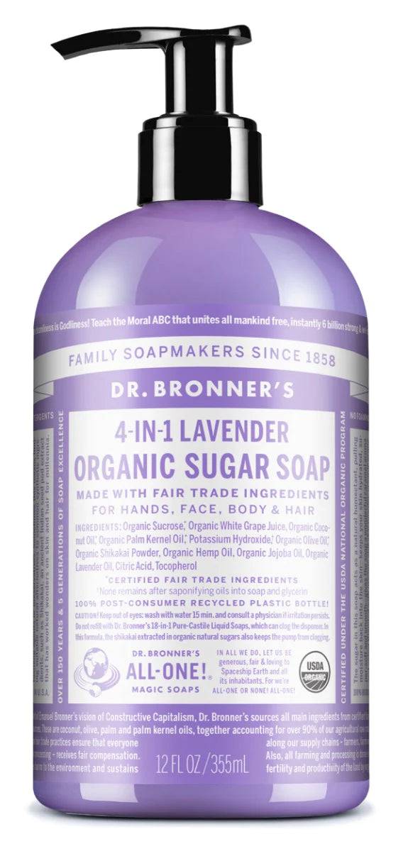 ORGANIC HEMP SUGAR SOAP - HEMPZOO