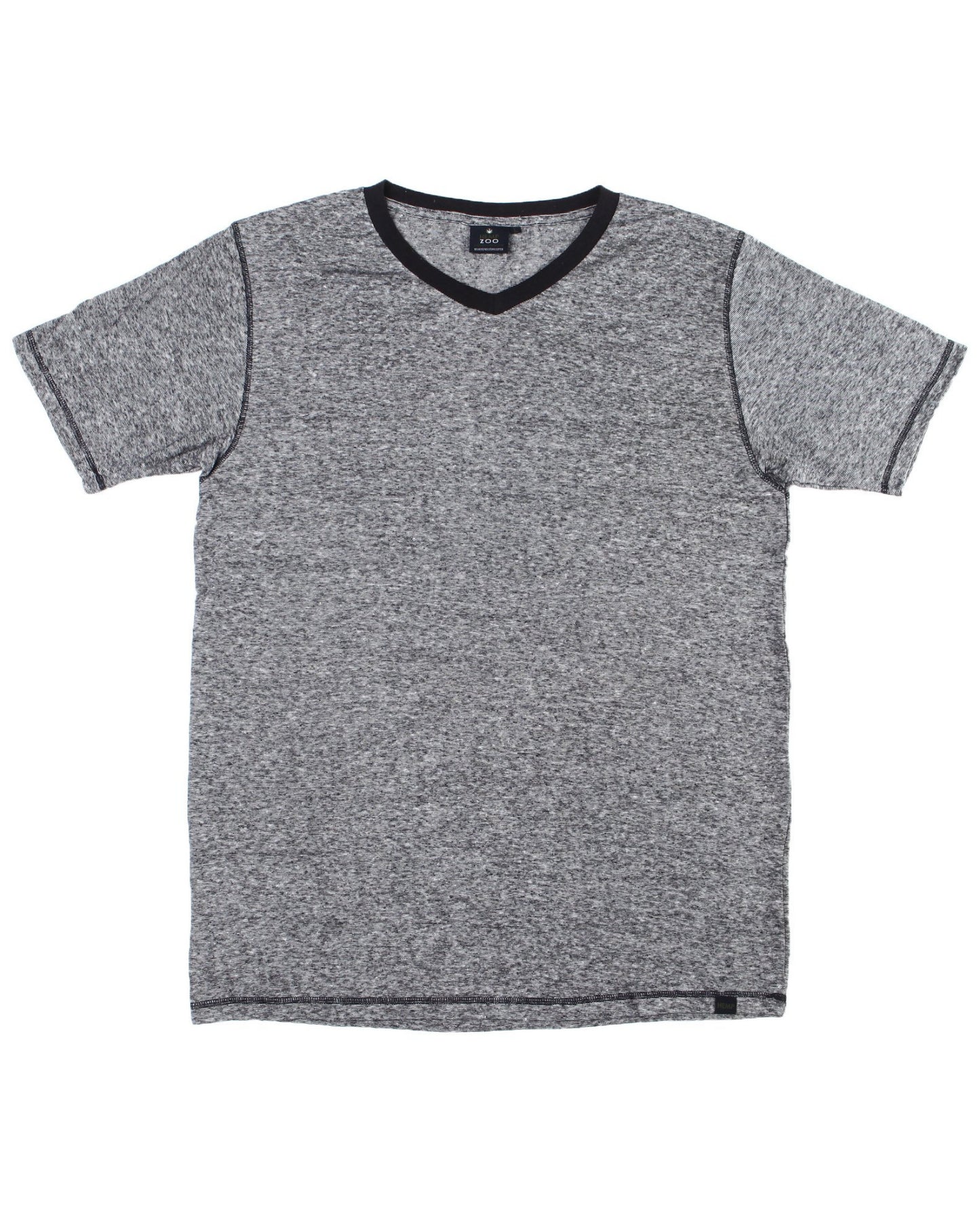 HEMP V-NECK T-SHIRT ARMOR - HEMPZOO