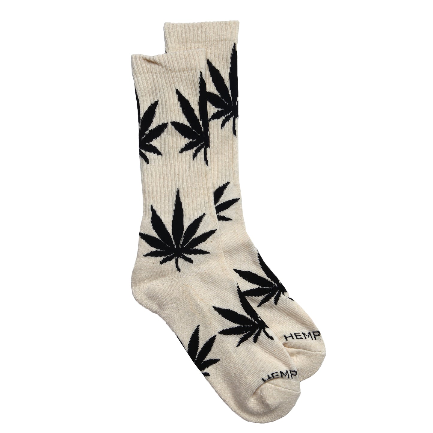 HEMP LEAF CREW SOCKS - HEMPZOO